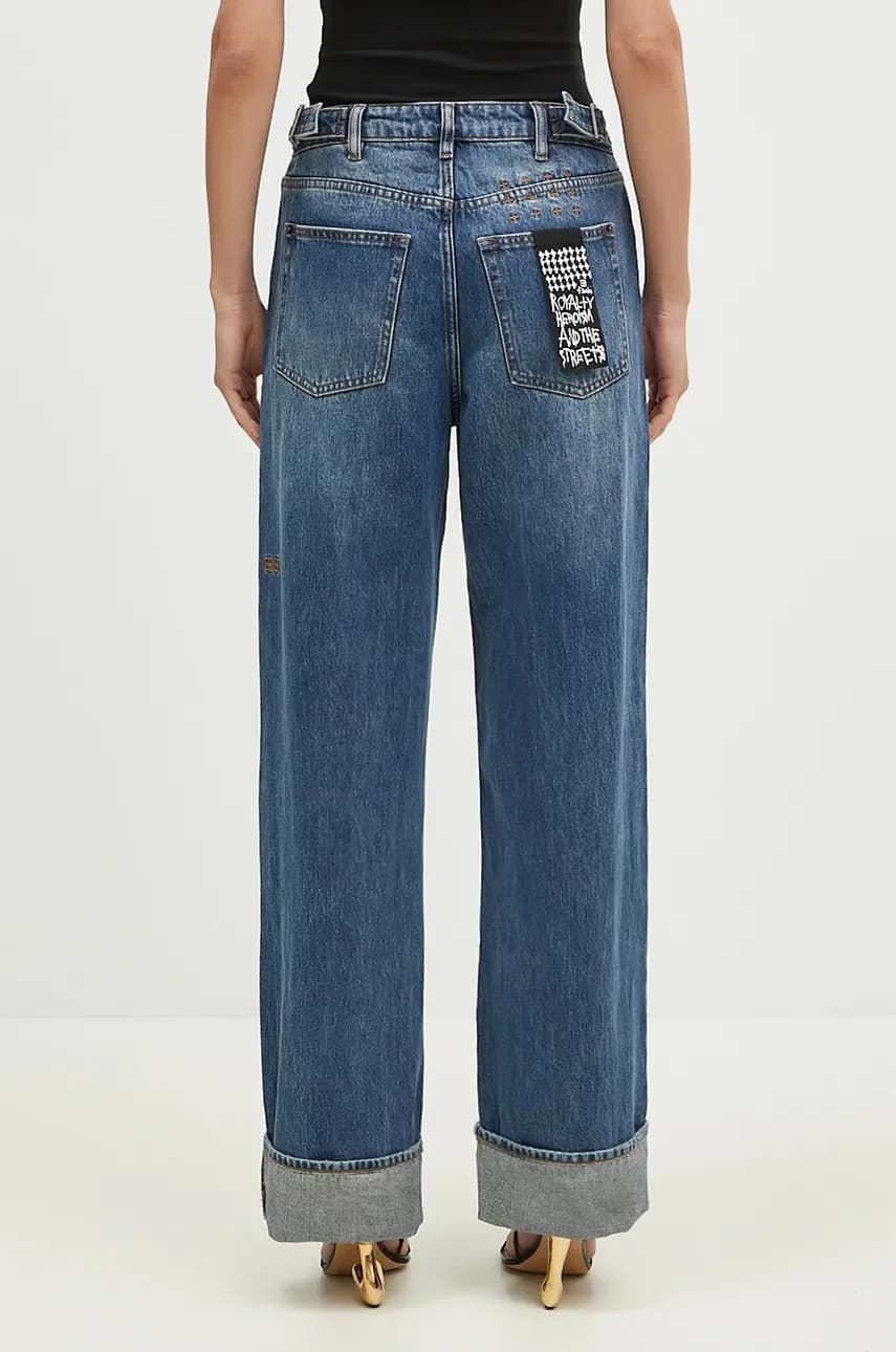 Джинсы Low Rider с манжетами Aged - фото 3