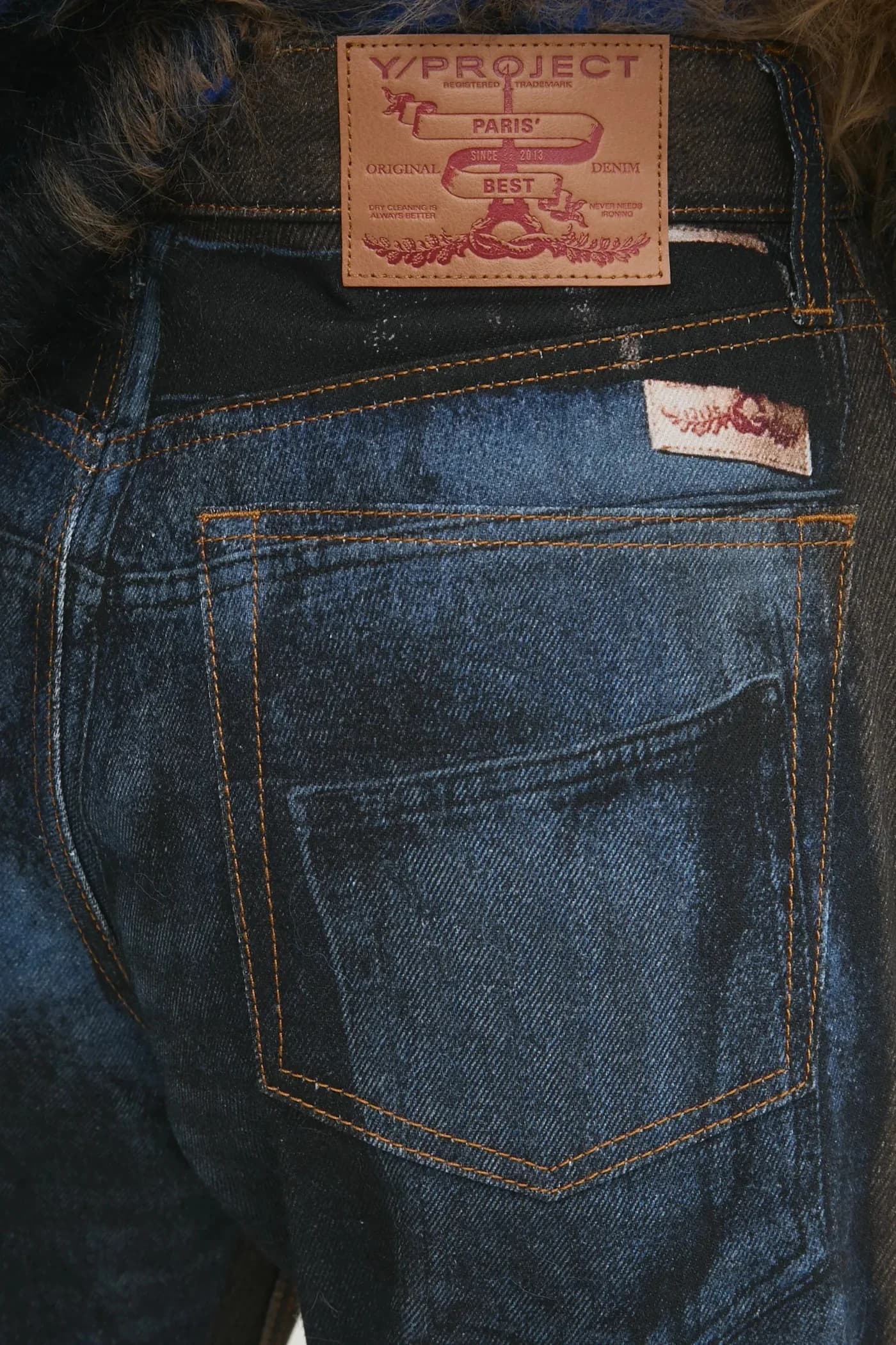 Джинсы Y/Project YP TROMPE L'OEIL JEANS - фото 5