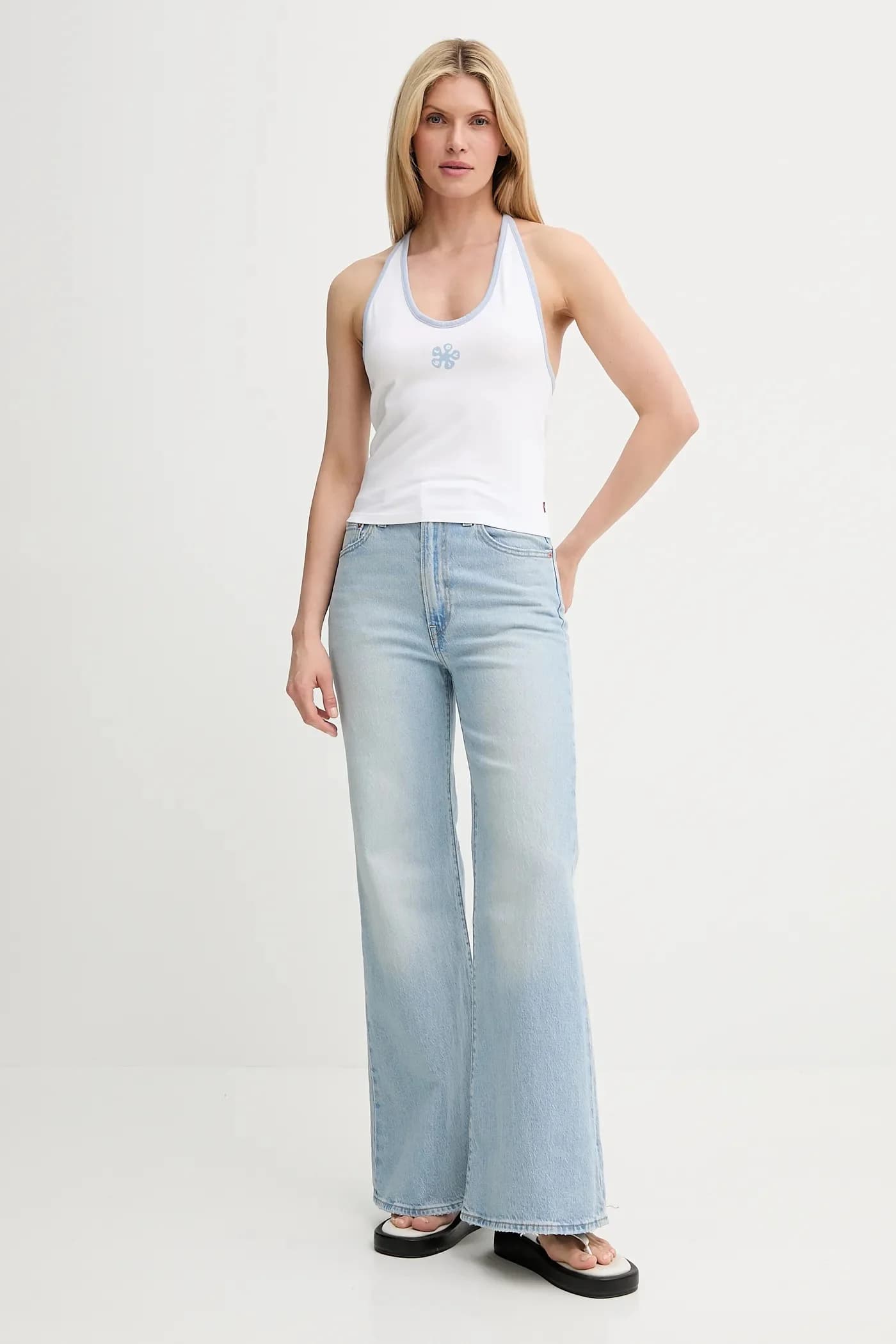 джинсы RIBCAGE BELLS - фото 2