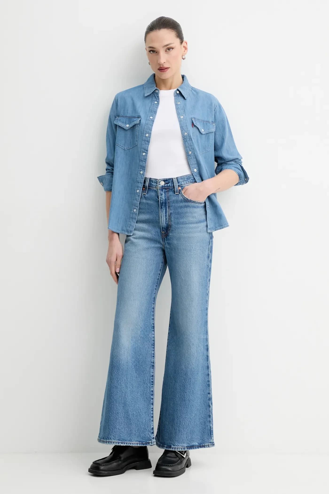 джинсы RIBCAGE BELLS - фото 2