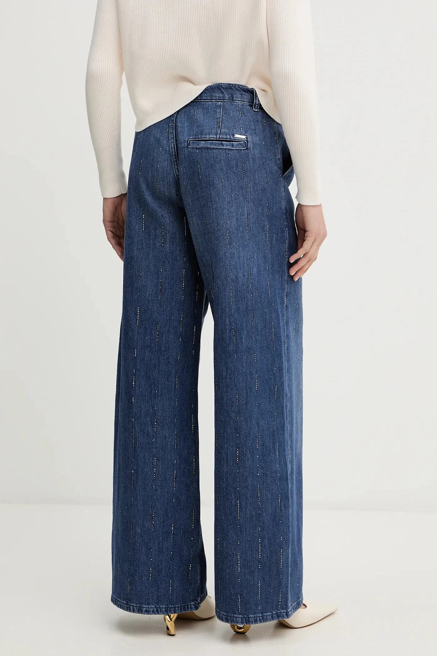 Джинсы из смесового льна - фото 3