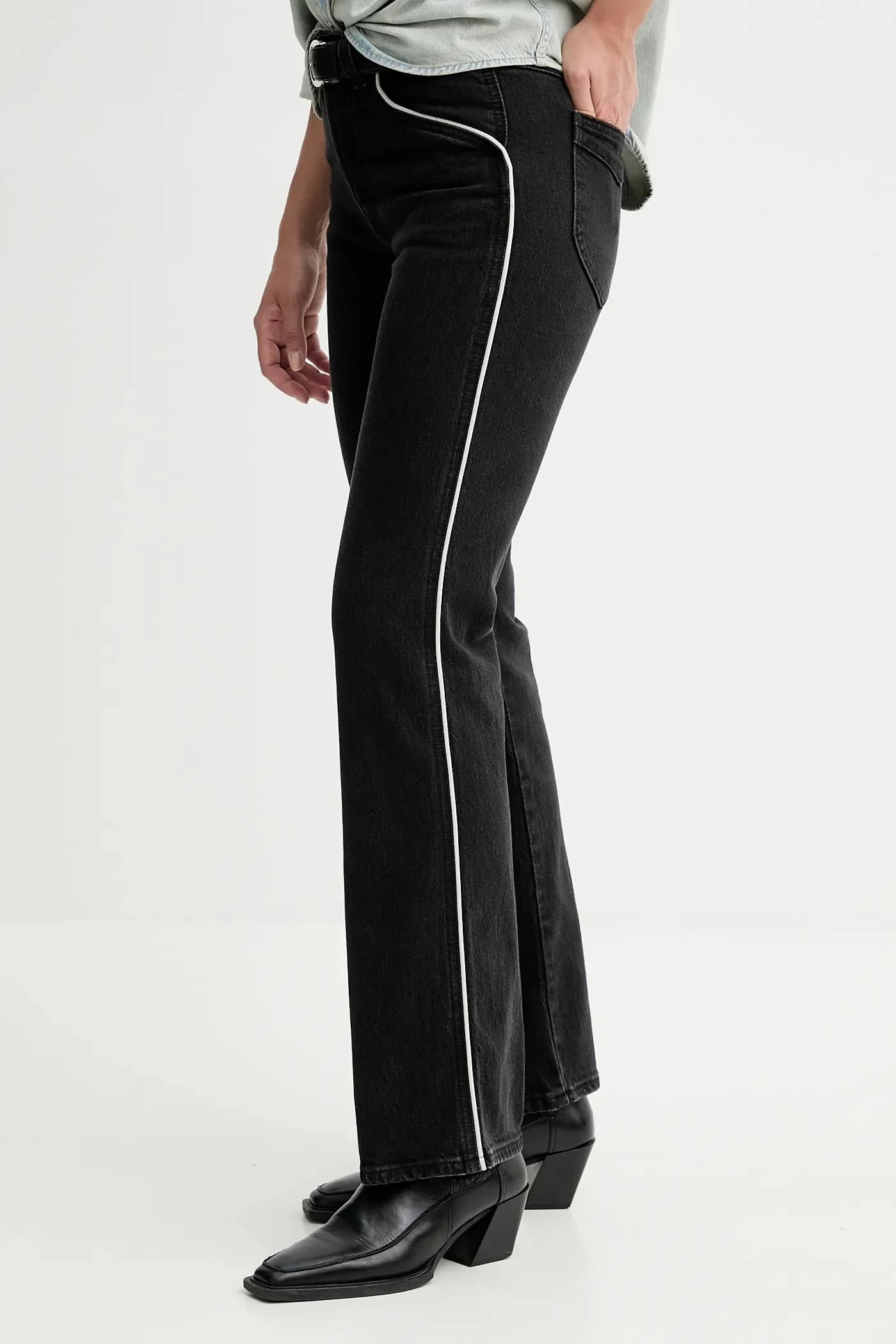 джинсы WEDGIE BOOT PIPING - фото 4