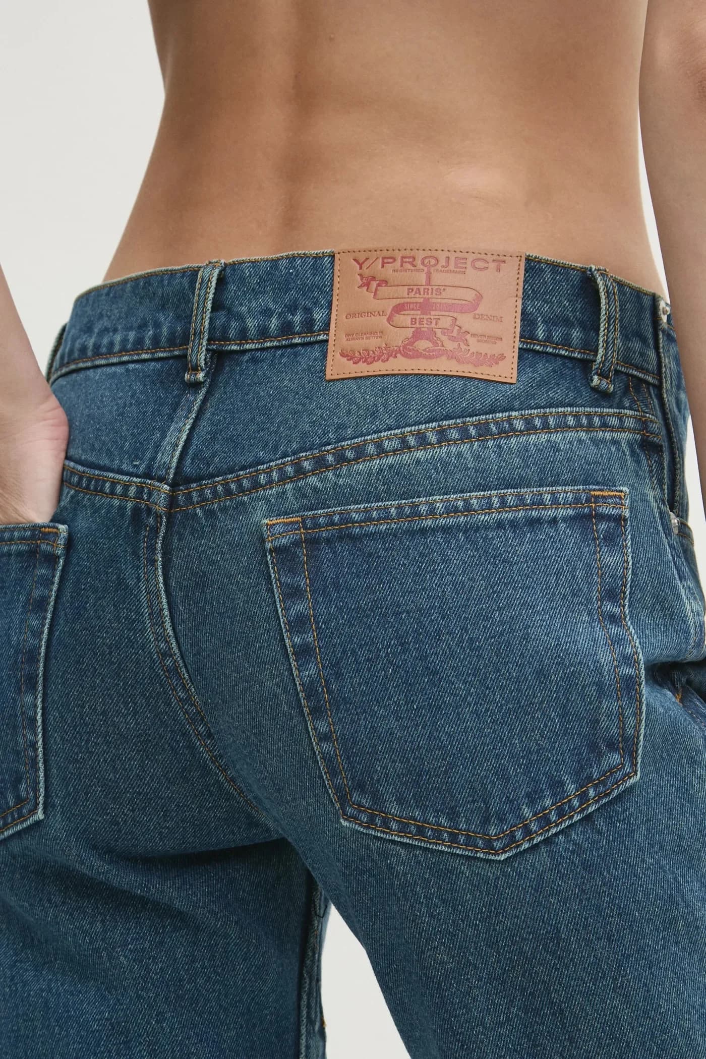 УЗКИЕ ДЖИНСЫ EVERGREEN С КРЮЧКОМ И ГЛАЗАМИ - фото 6