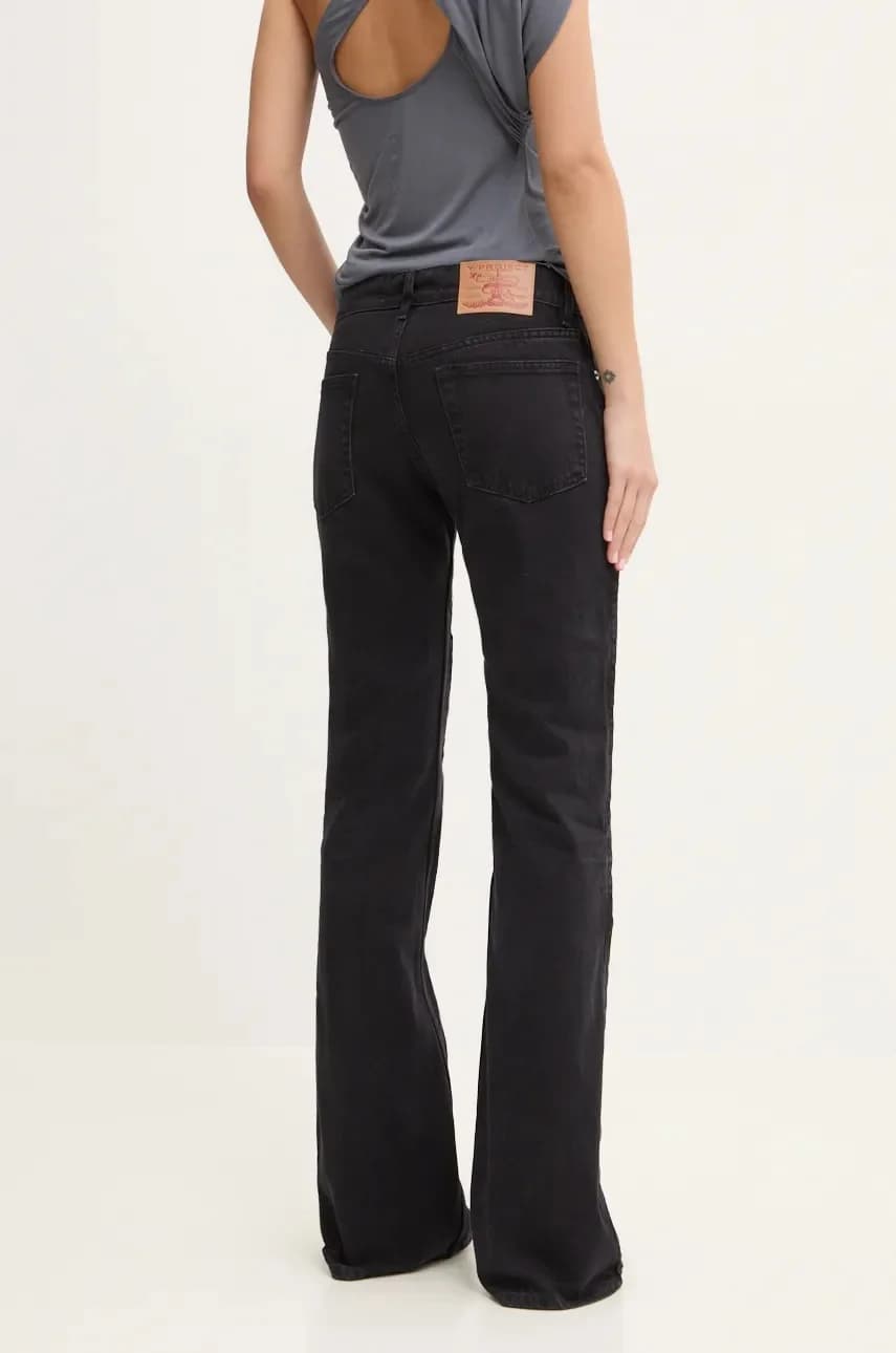 УЗКИЕ ДЖИНСЫ EVERGREEN С КРЮЧКОМ И ГЛАЗАМИ - фото 3