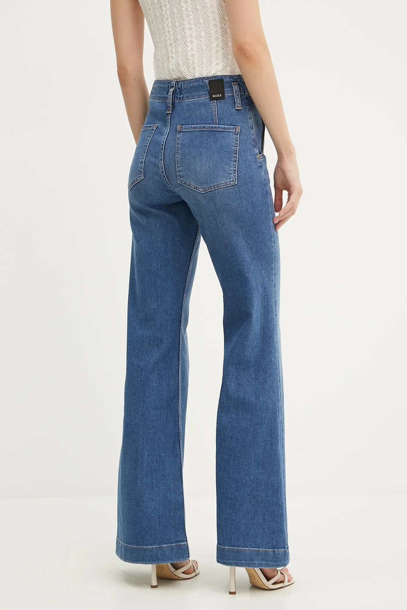 Джинсы ROSALYA 2.0 из смесового шелка - фото 3