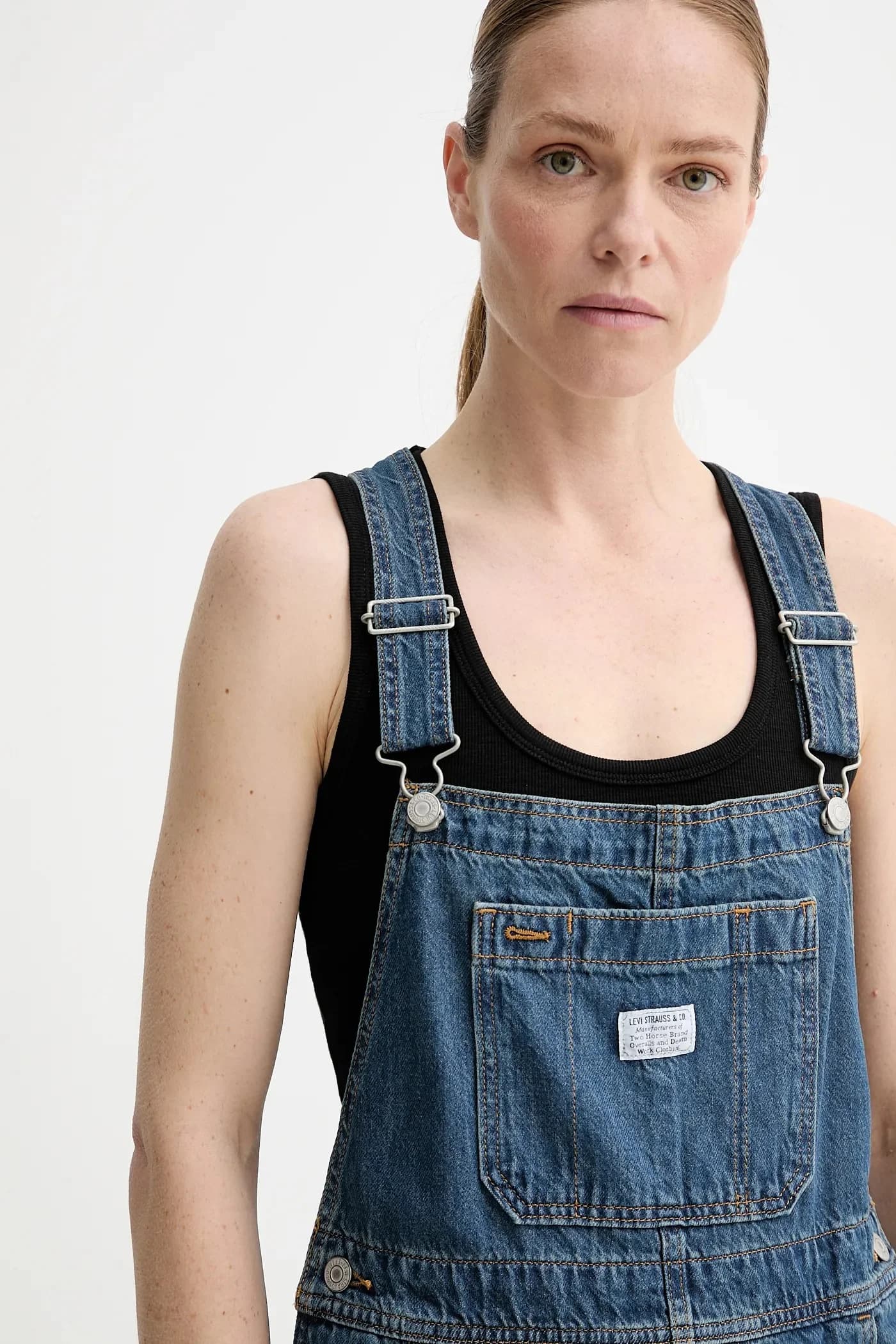 Джинсовый комбинезон UTILITY SHORTALL - фото 4