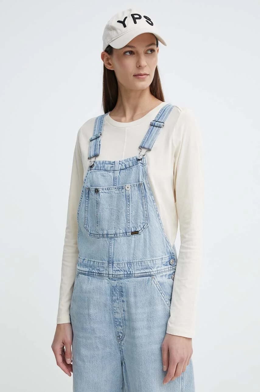 Джинсовый комбинезон - фото 2