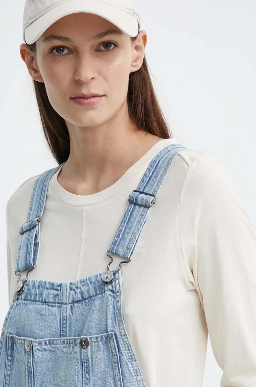 Джинсовый комбинезон - фото 4