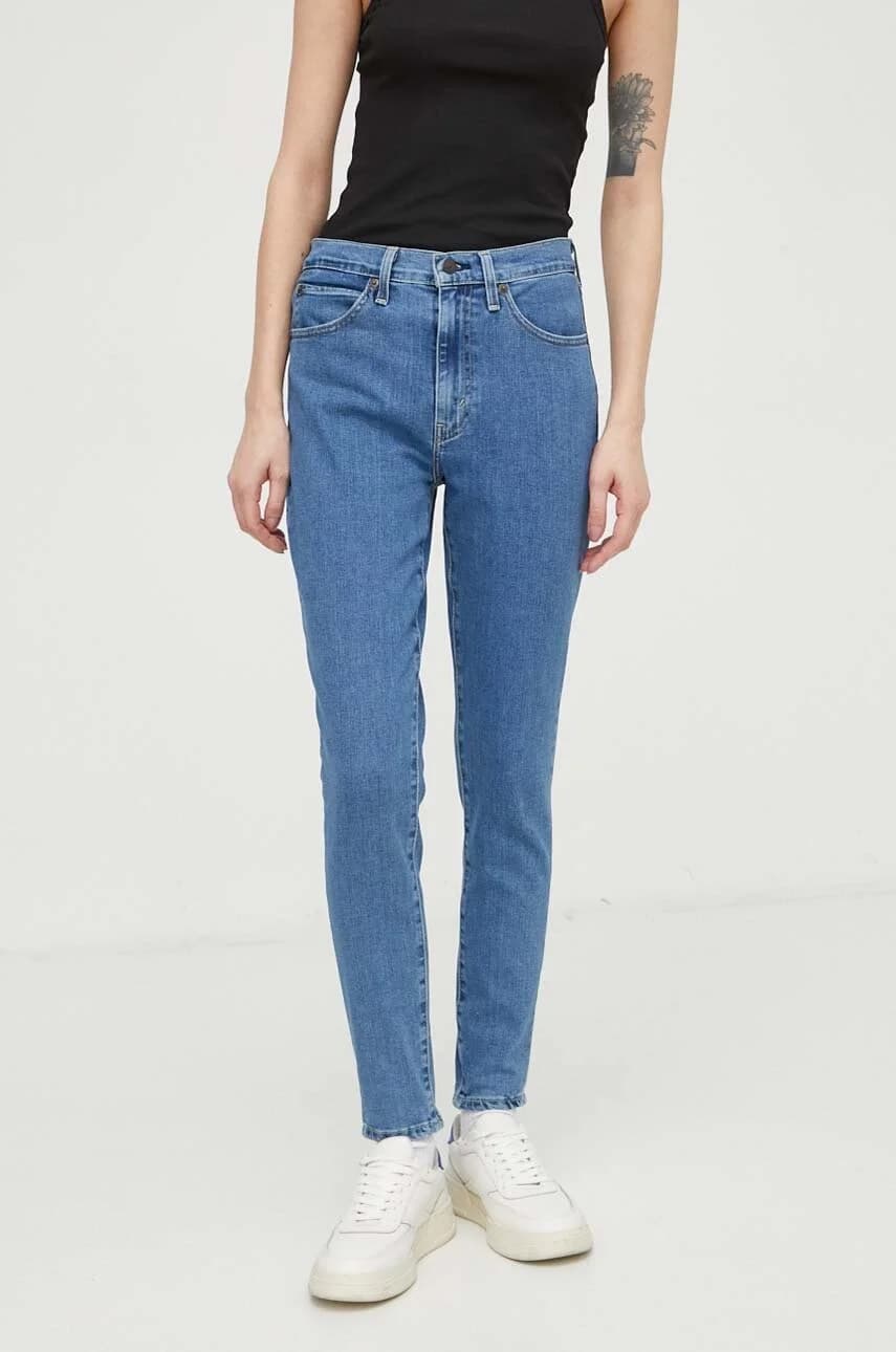 Джинсы РЕТРО ВЫСОКИЕ СКИННИ - фото 2