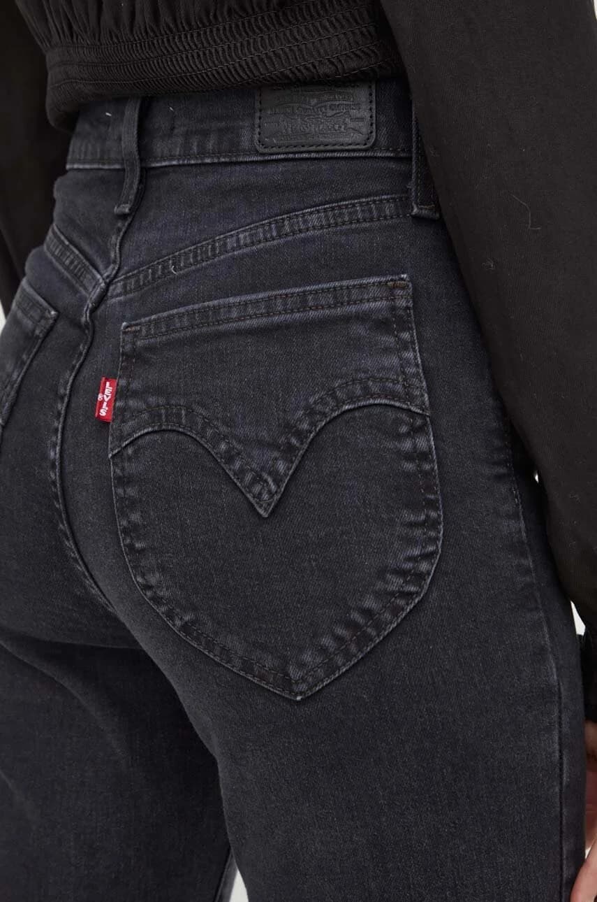 Джинсы РЕТРО ВЫСОКИЕ СКИННИ - фото 4