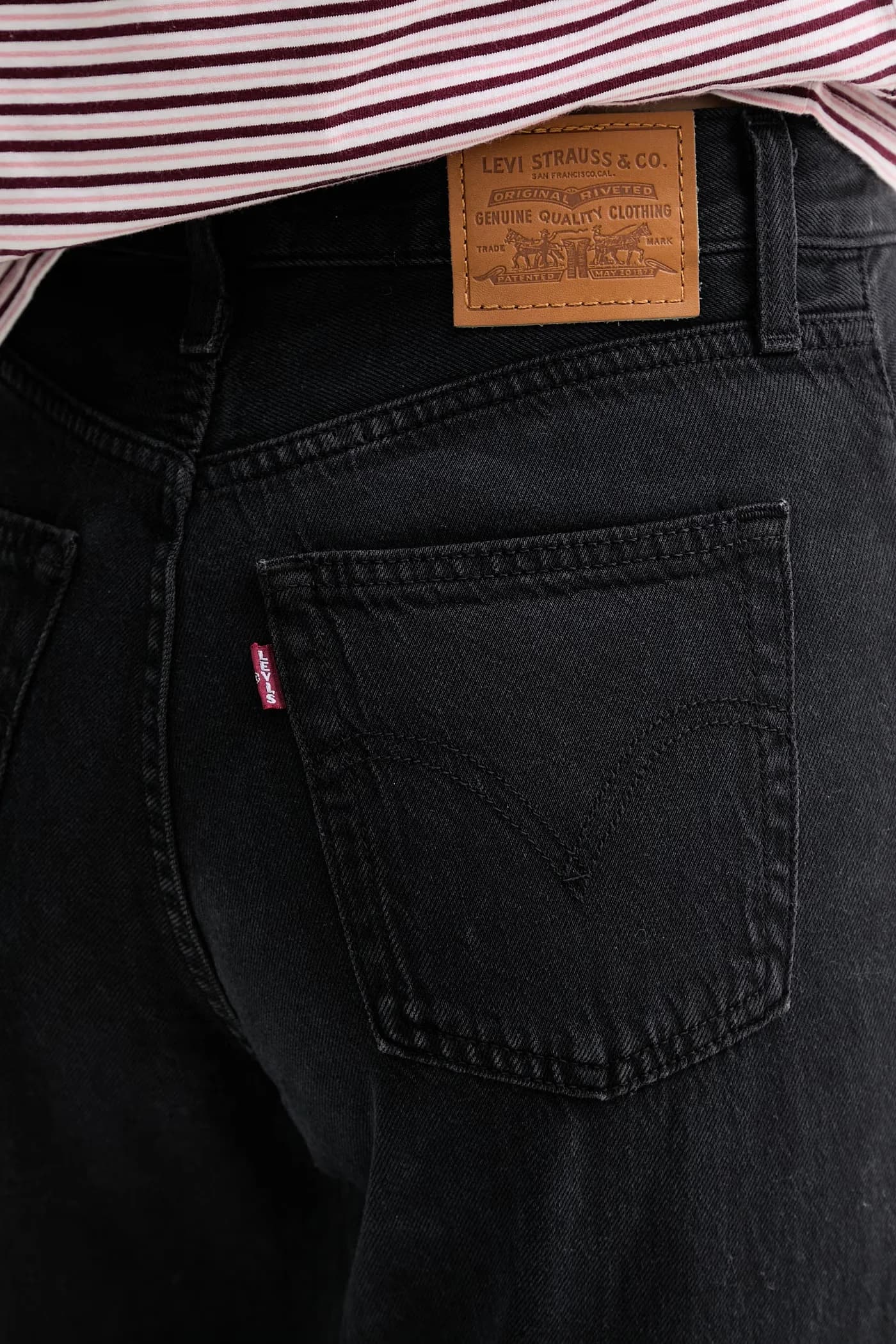 джинсы RIBCAGE WIDE LEG H223 - фото 4