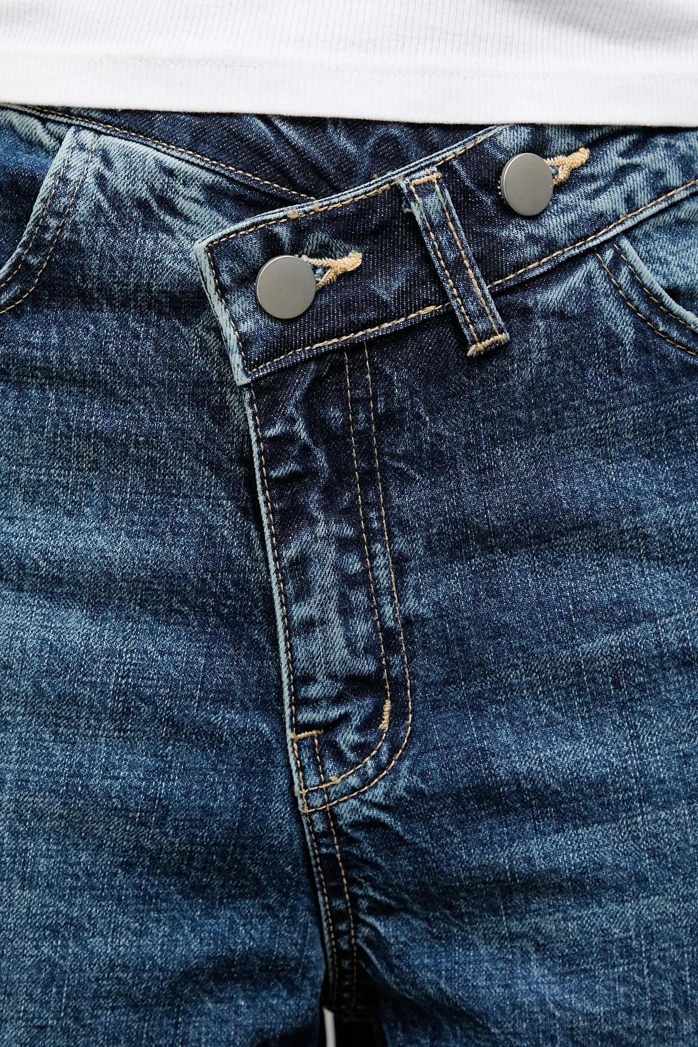 Хлопковые джинсы - фото 5