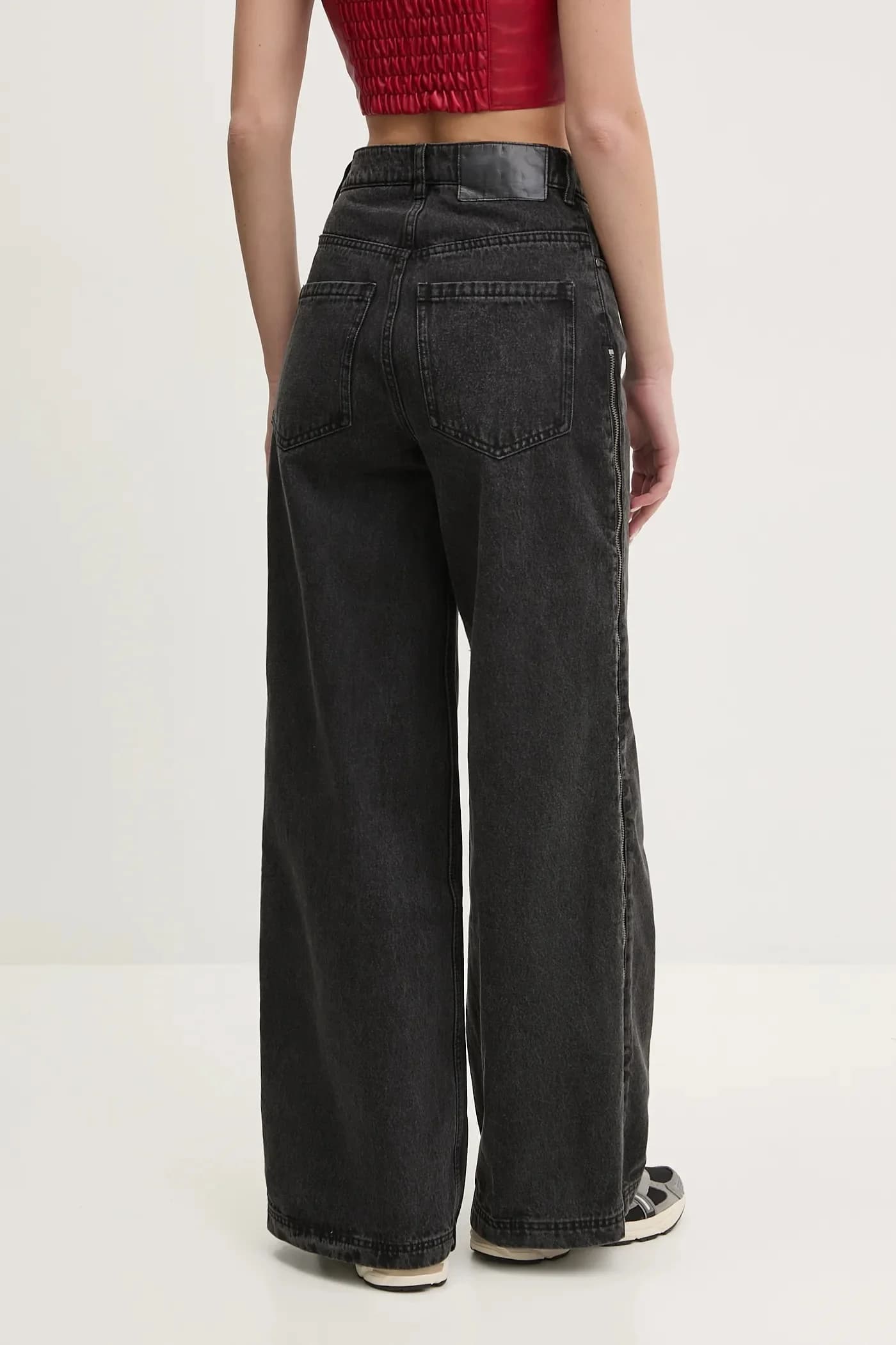 Джинсы ДЕНИМ НА МОЛНИИ - фото 3