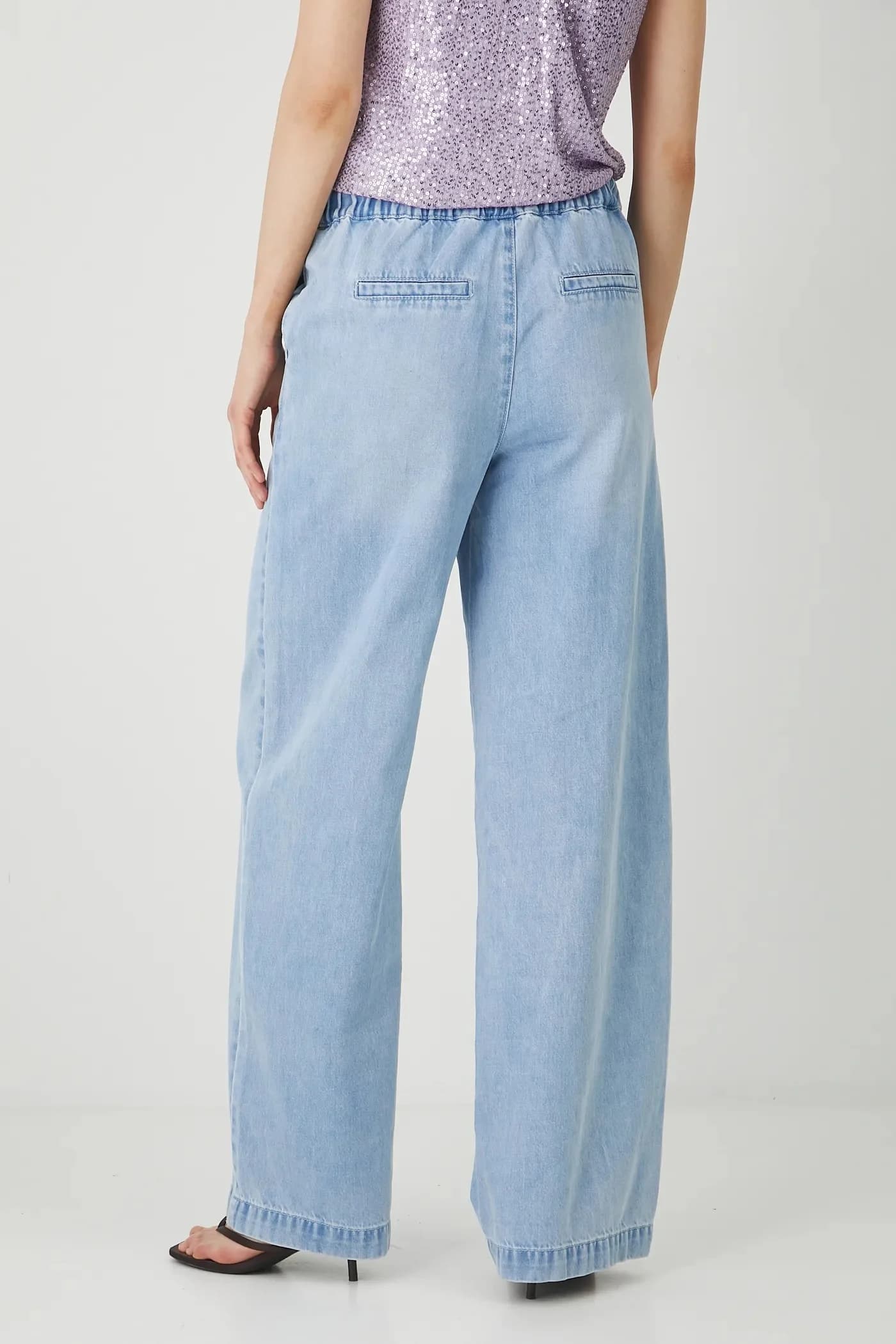 Хлопковые джинсы - фото 3