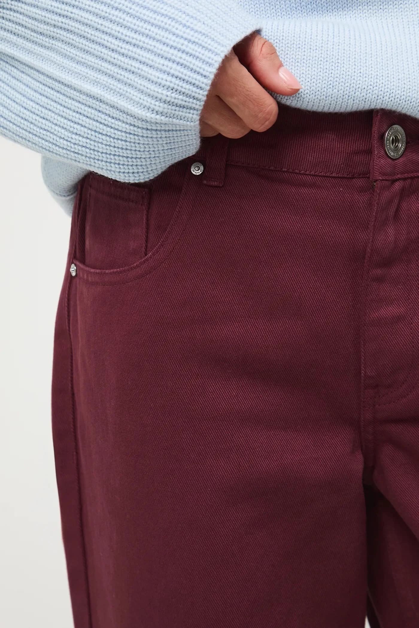 Хлопковые джинсы - фото 4