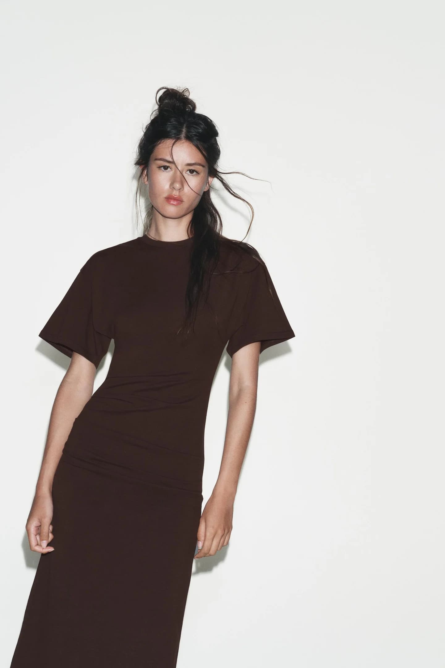 ДЛИННОЕ ПЛАТЬЕ С ДРАПировкой - фото 2