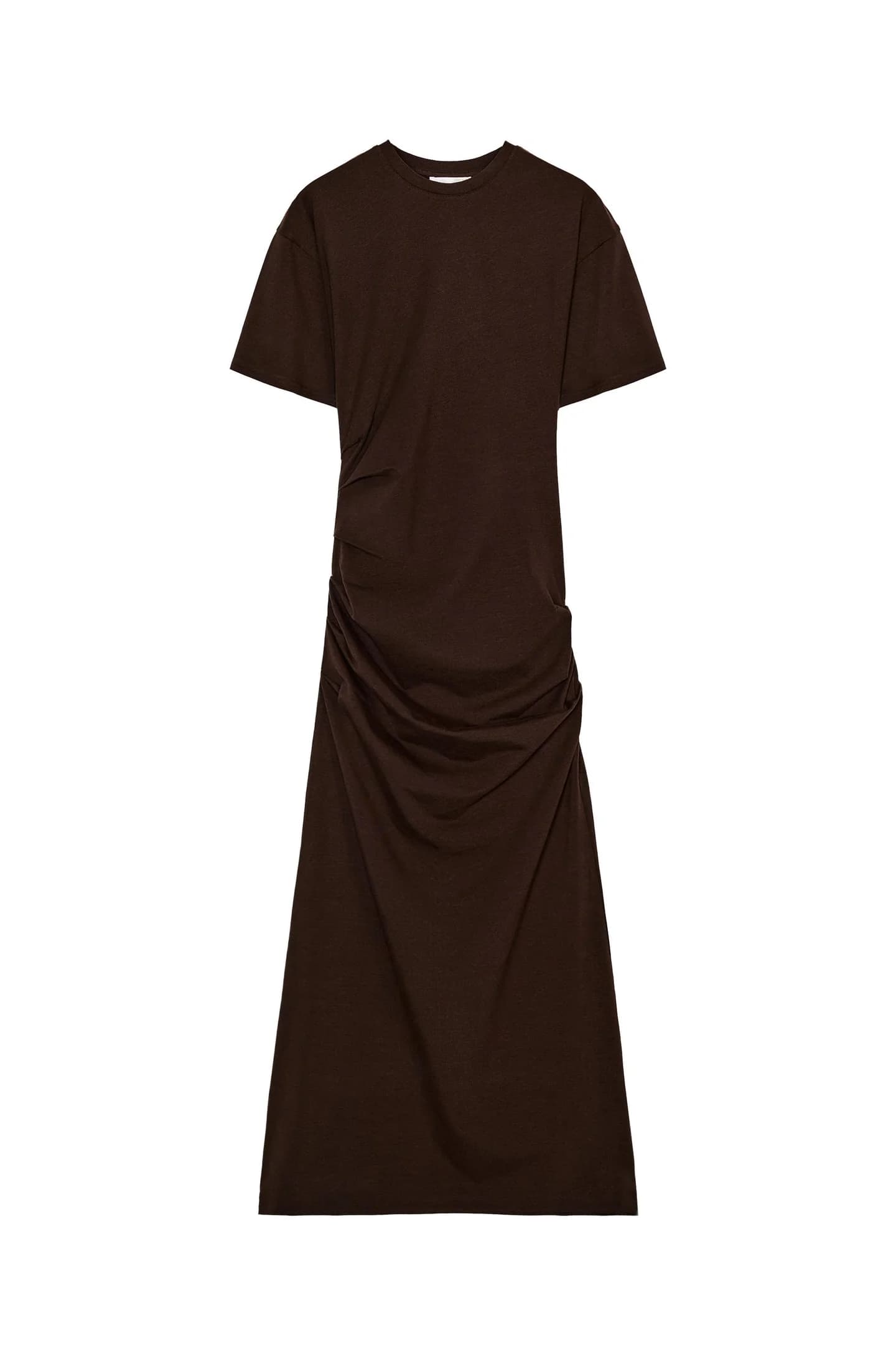 ДЛИННОЕ ПЛАТЬЕ С ДРАПировкой - фото 3