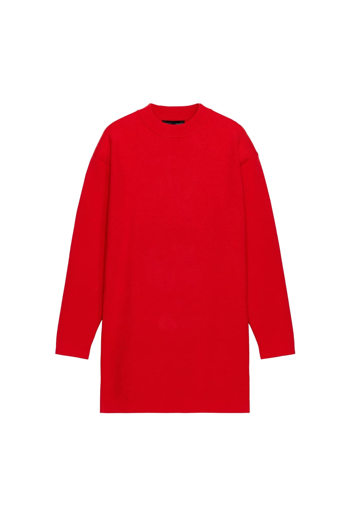 ТРИКОТАЖНОЕ ПЛАТЬЕ СО СНИЖЕННЫМ ПЛЕЧОМ - фото 3