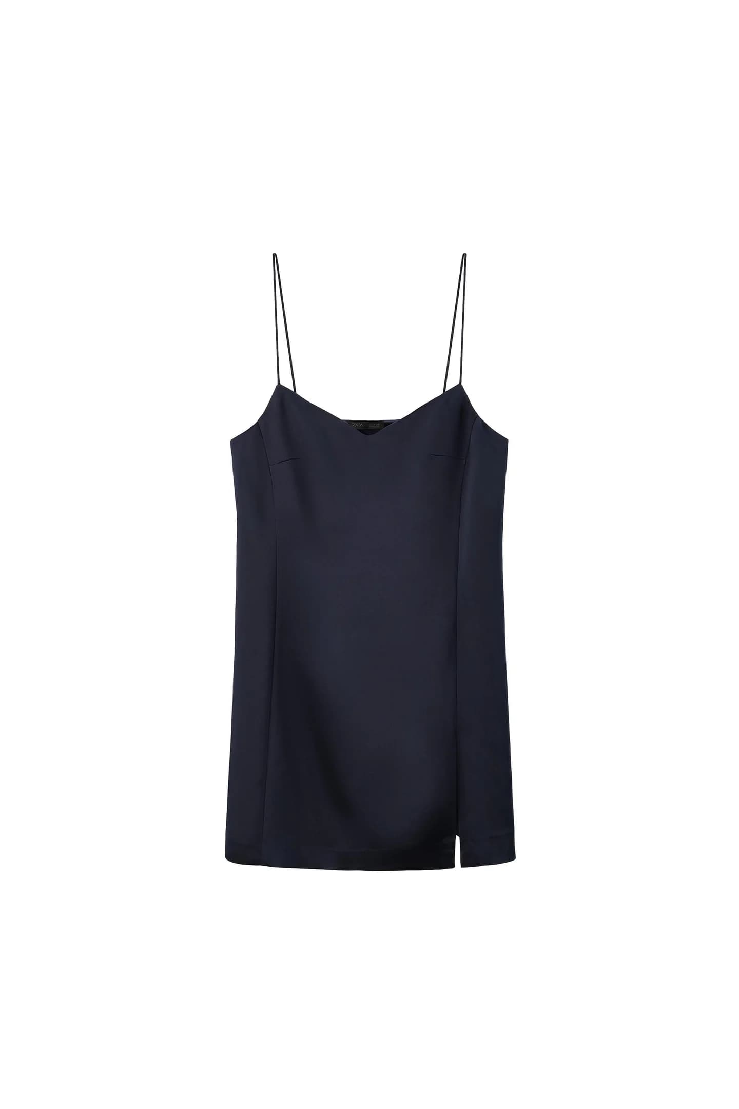 МИНИ-ПЛАТЬЕ ИЗ АТЛАСНОЙ ТКАНИ - фото 3