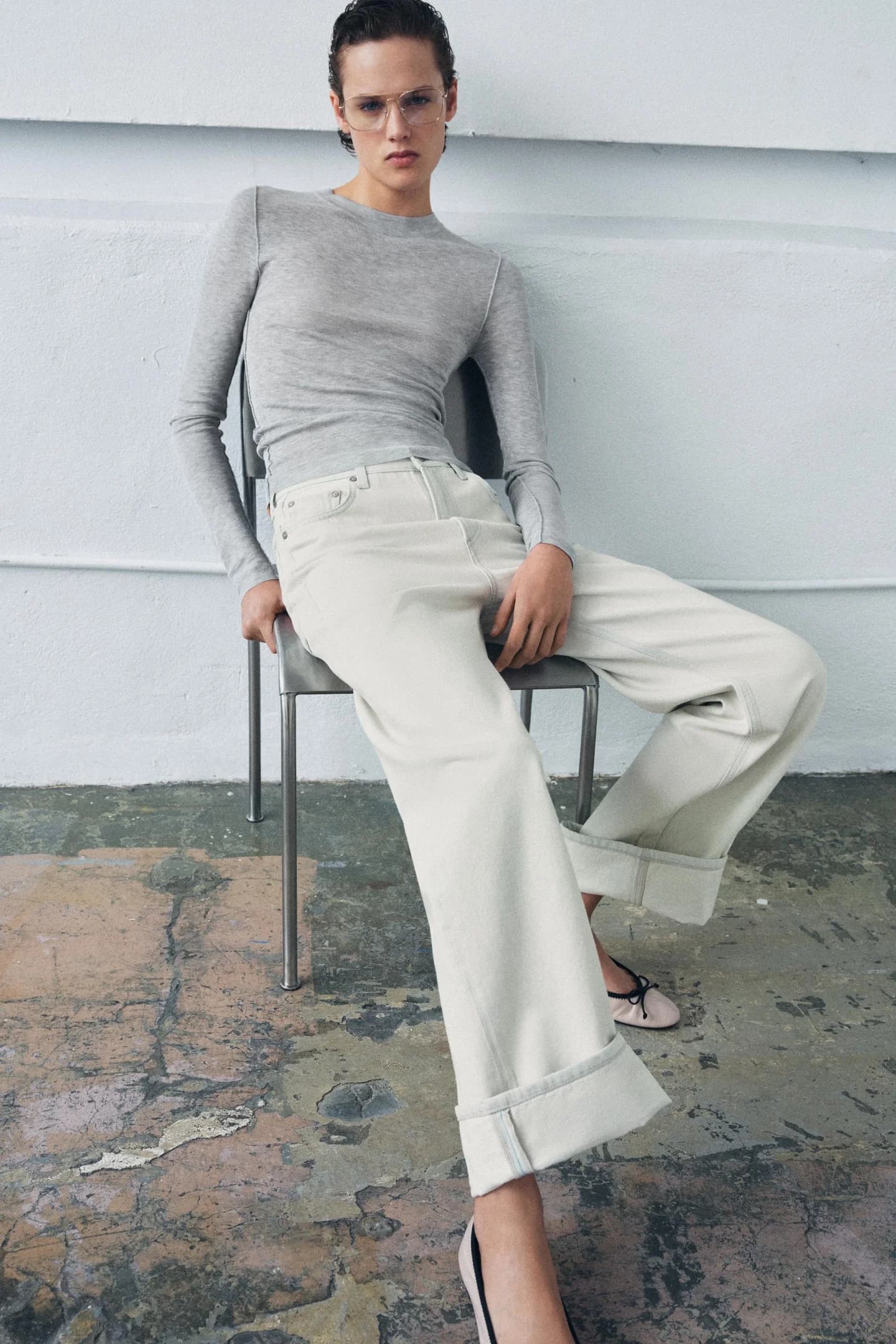 ПОЛУПРОЗРАЧНЫЙ ТРИКОТАЖНЫЙ ТОП - фото 4