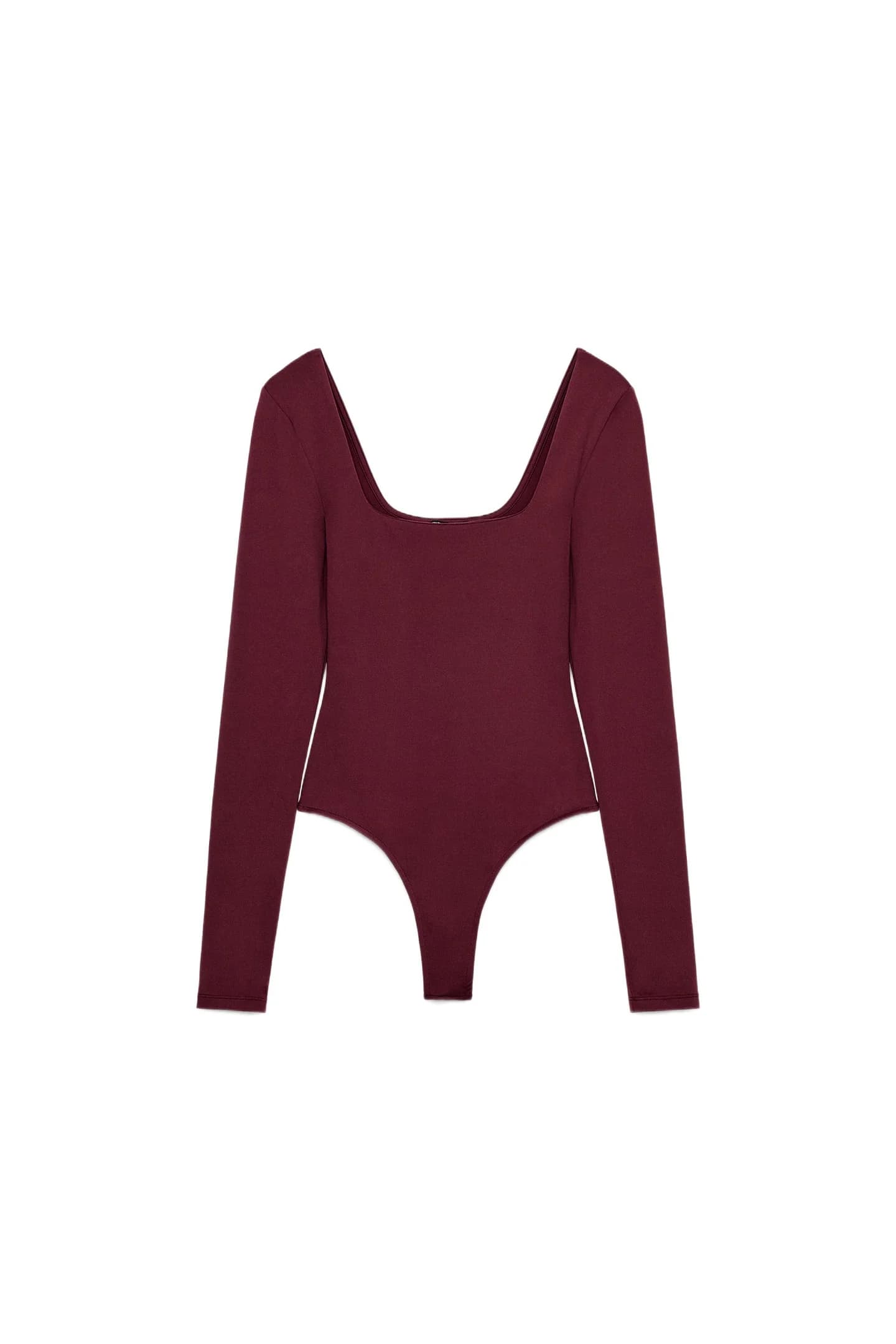 БОДИ ПОЛИАМИДНЫЙ С КВАДРАТНЫМ ГОРЛОВИЕМ - фото 3