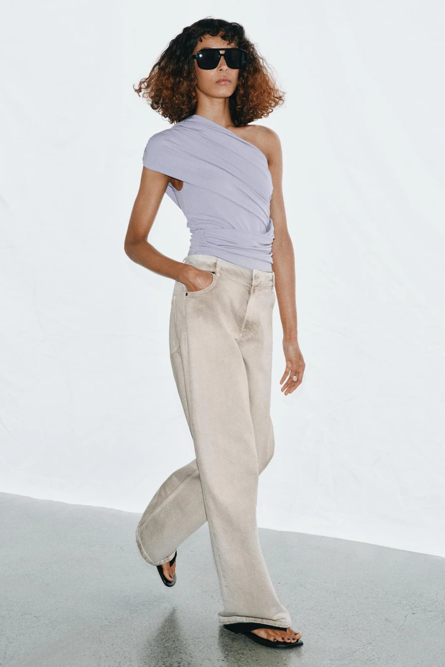 АСИММЕТРИЧНОЕ БОДИ С ДРАПИРОВАНИЕМ - фото 2