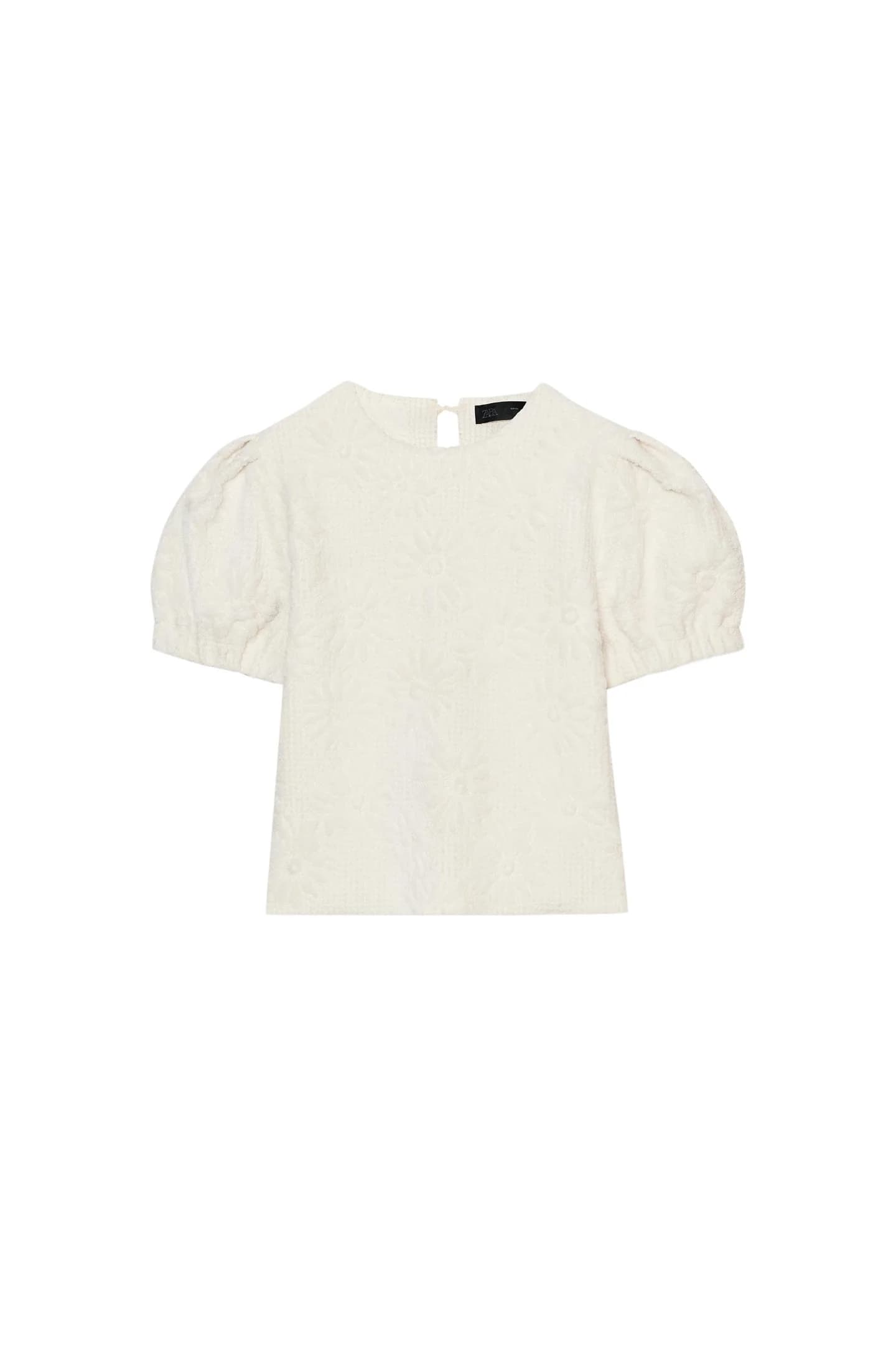 ТРИКОТАЖНЫЙ ТОП С Пышными РУКАВАМИ - фото 3