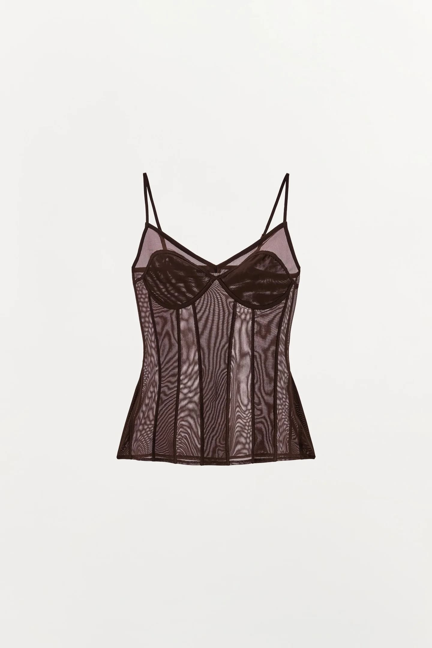 ТОП ИЗ ТЮЛЯ В БЕЛЬЕВОМ СТИЛЕ