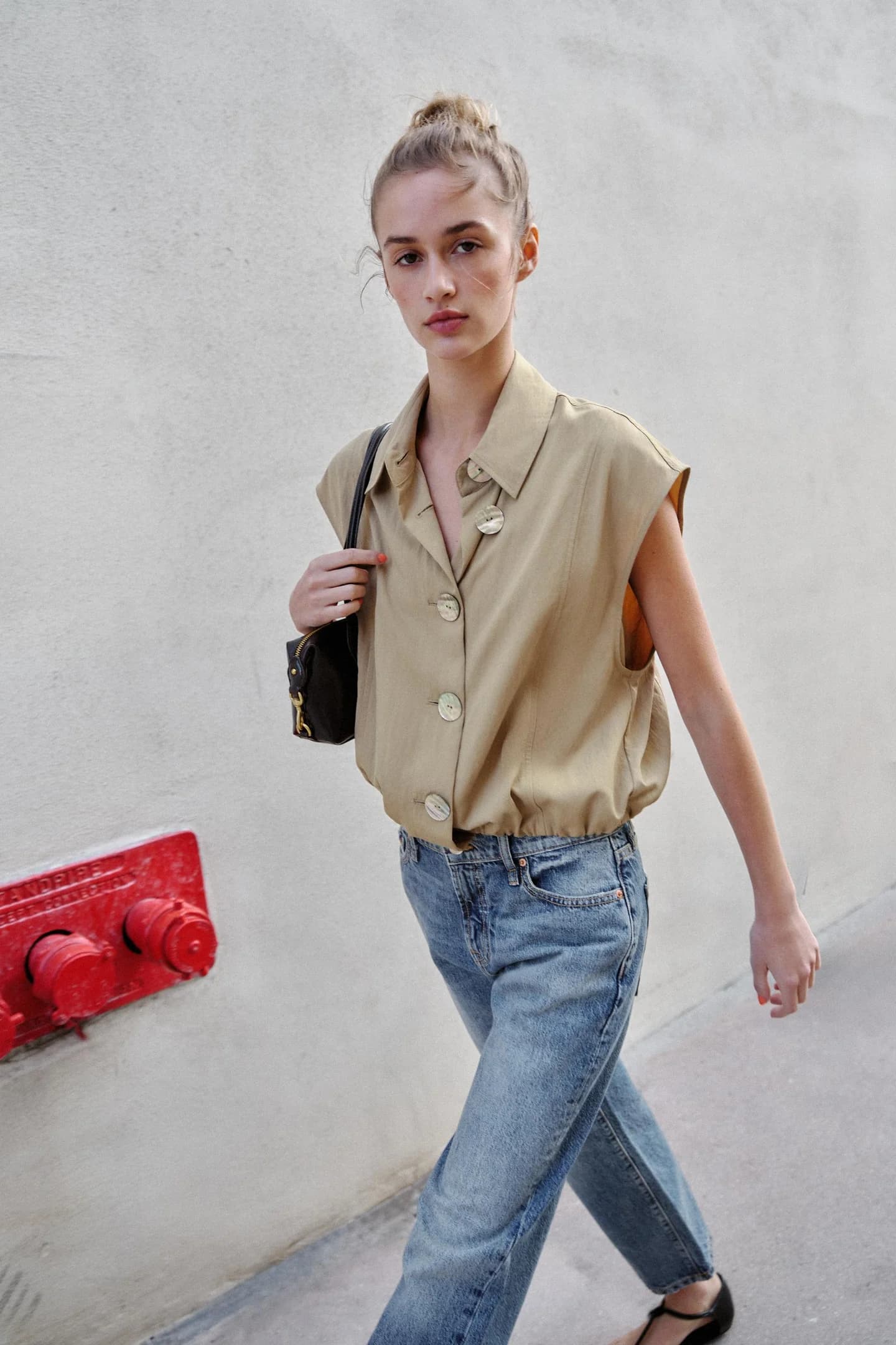 ТОП С РУБАШЕЧНЫМ ВОРОТНИКОМ - фото 2