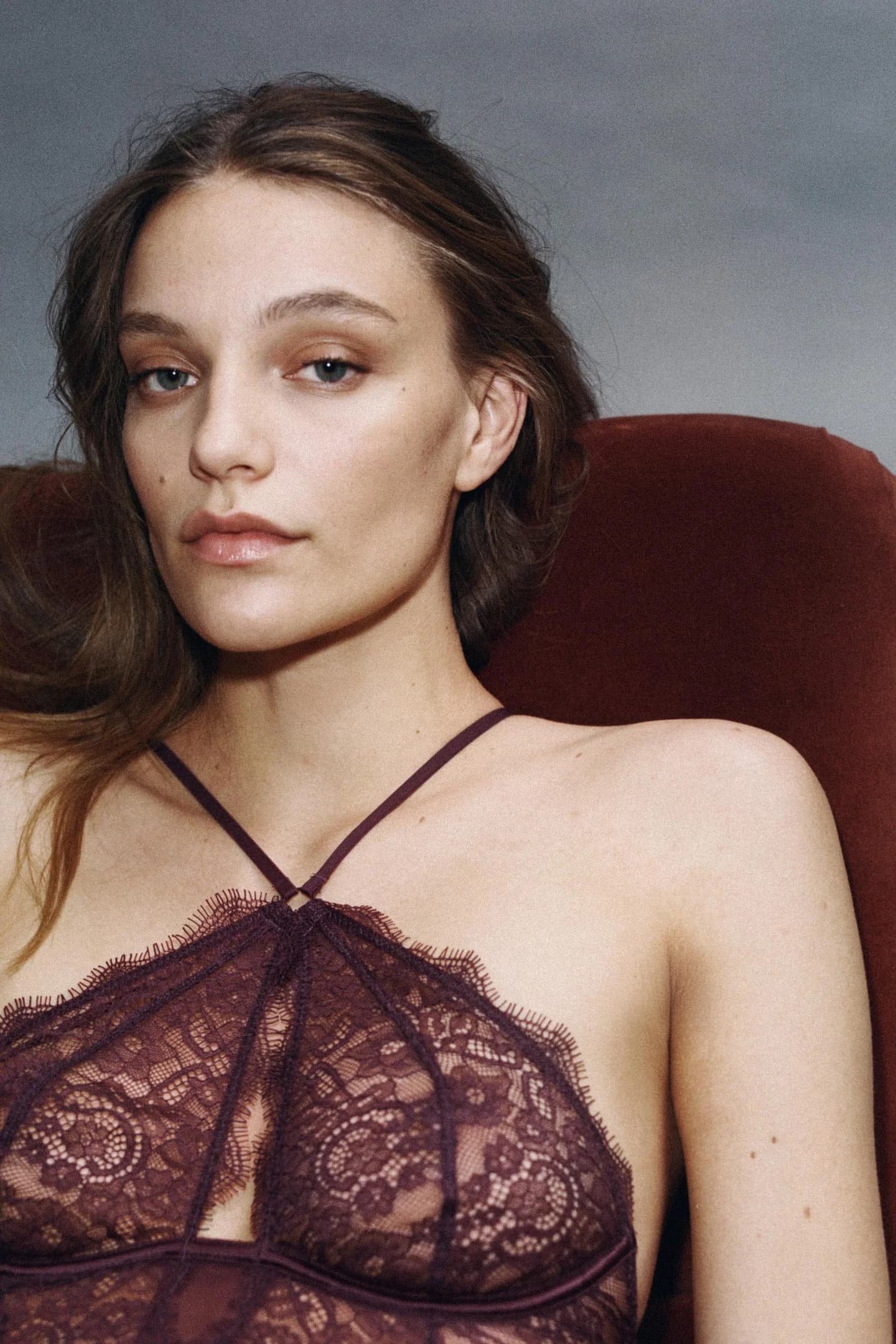 КРУЖЕВНОЕ БОДИ С ХАЛТЕРОМ - фото 2