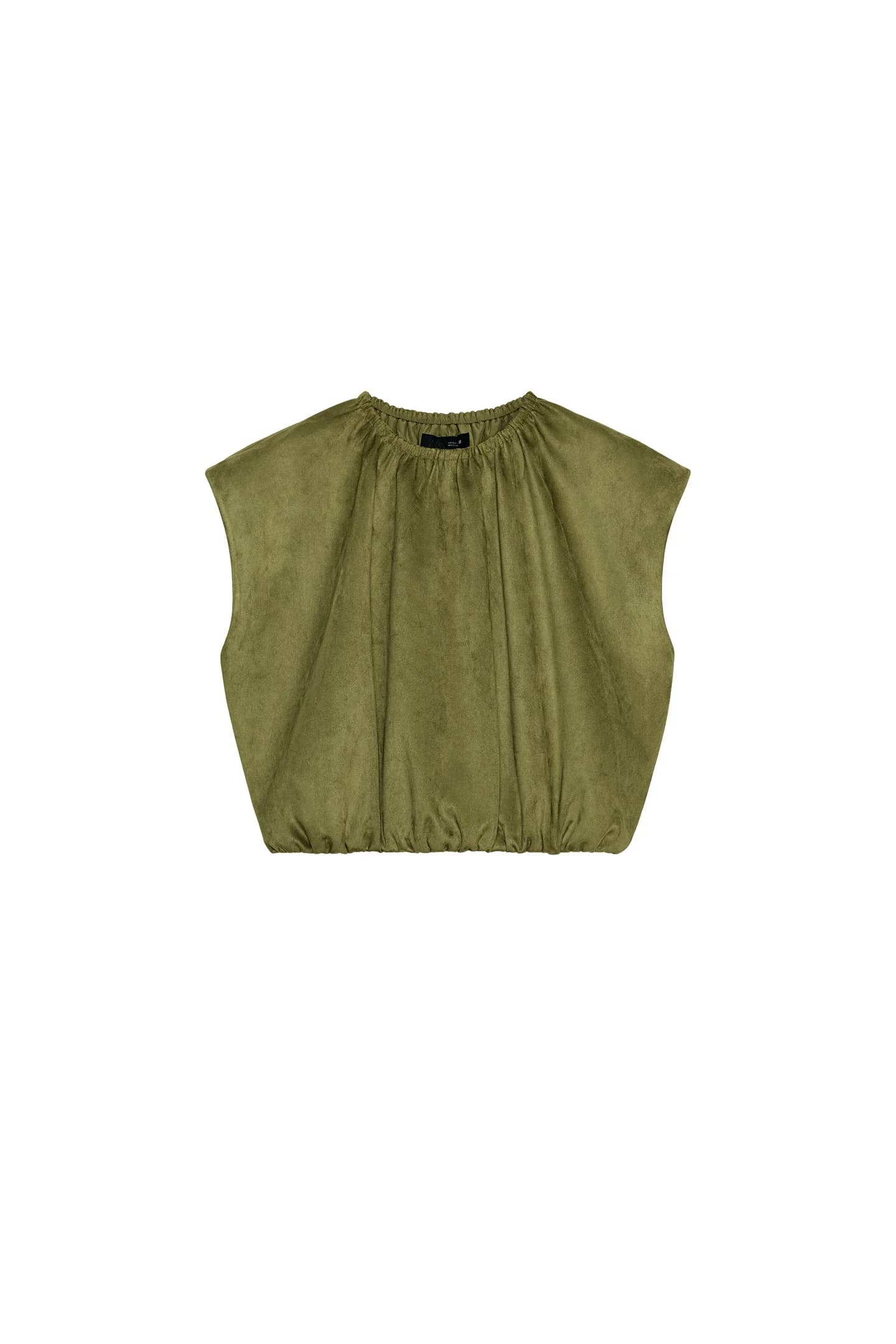 ТОП ИЗ ИСКУССТВЕННОЙ ЗАМШИ - фото 3