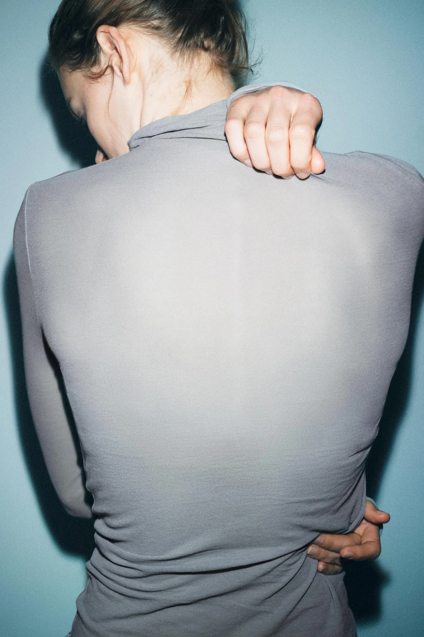 ТРИКОТАЖНЫЙ ТОП ИЗ ХЛОПКА - фото 2