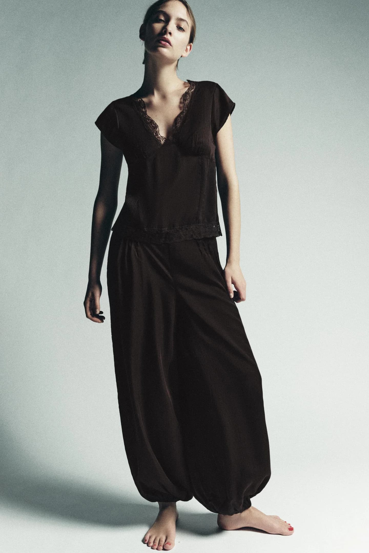 ТОП ИЗ 100% ЛИОЦЕЛЛА С КРУЖЕВОМ