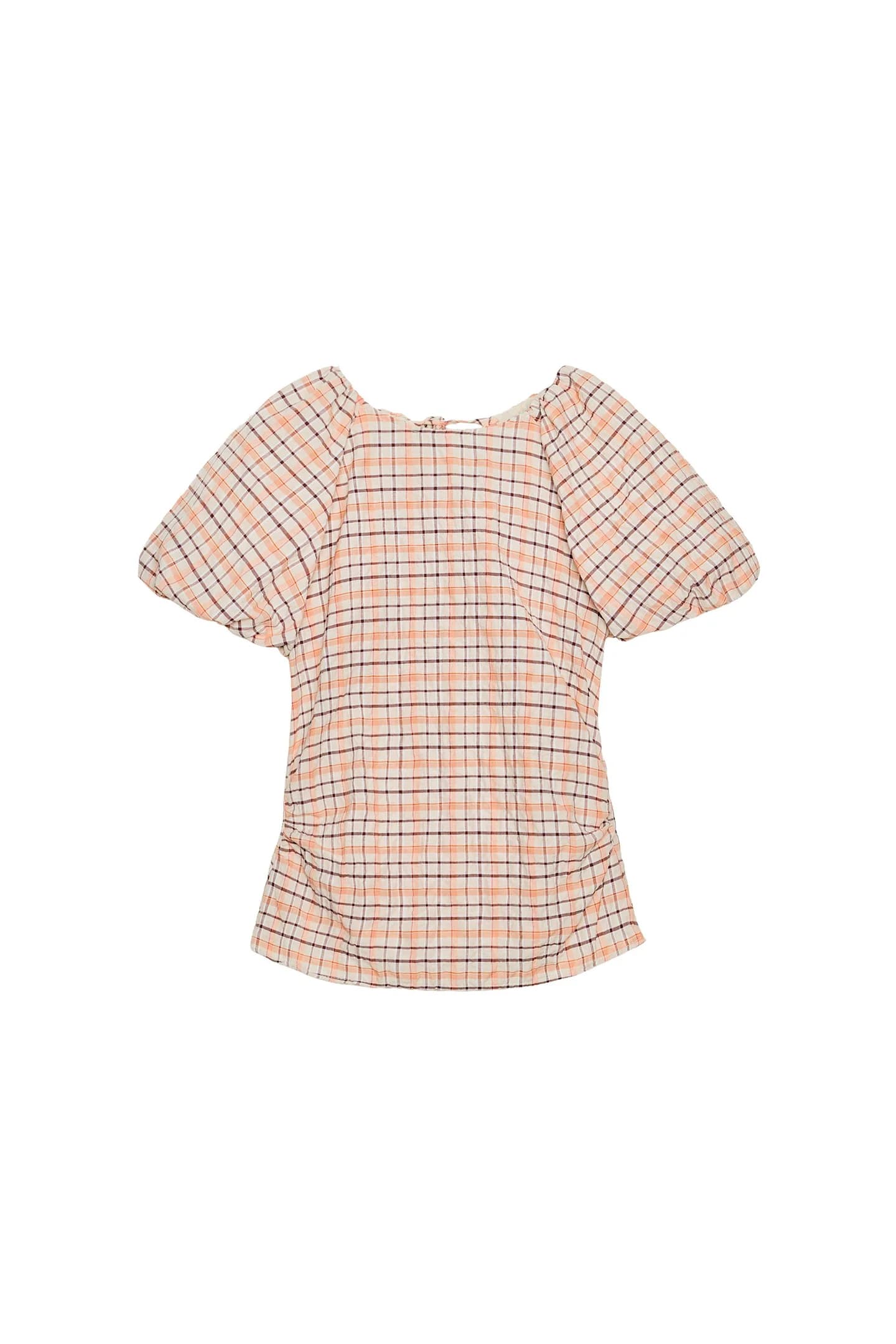 ТОП ПОПЕЛИН С РУКАВАМИ-ШАРОНИКАМИ - фото 5