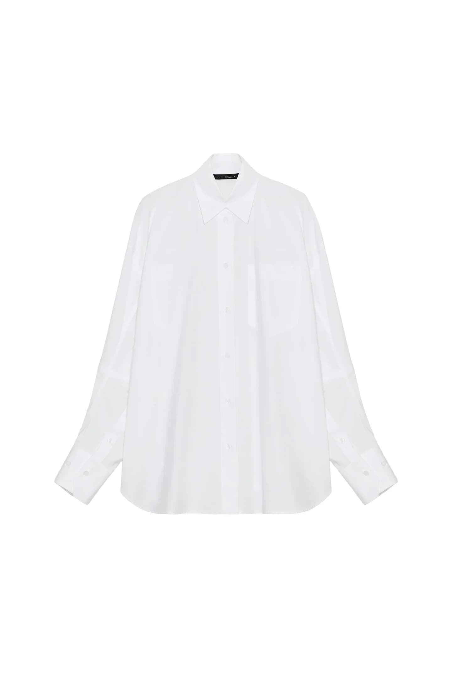 РУБАШКА ОВЕРСАЙЗ ИЗ ПОПЛИН - фото 3