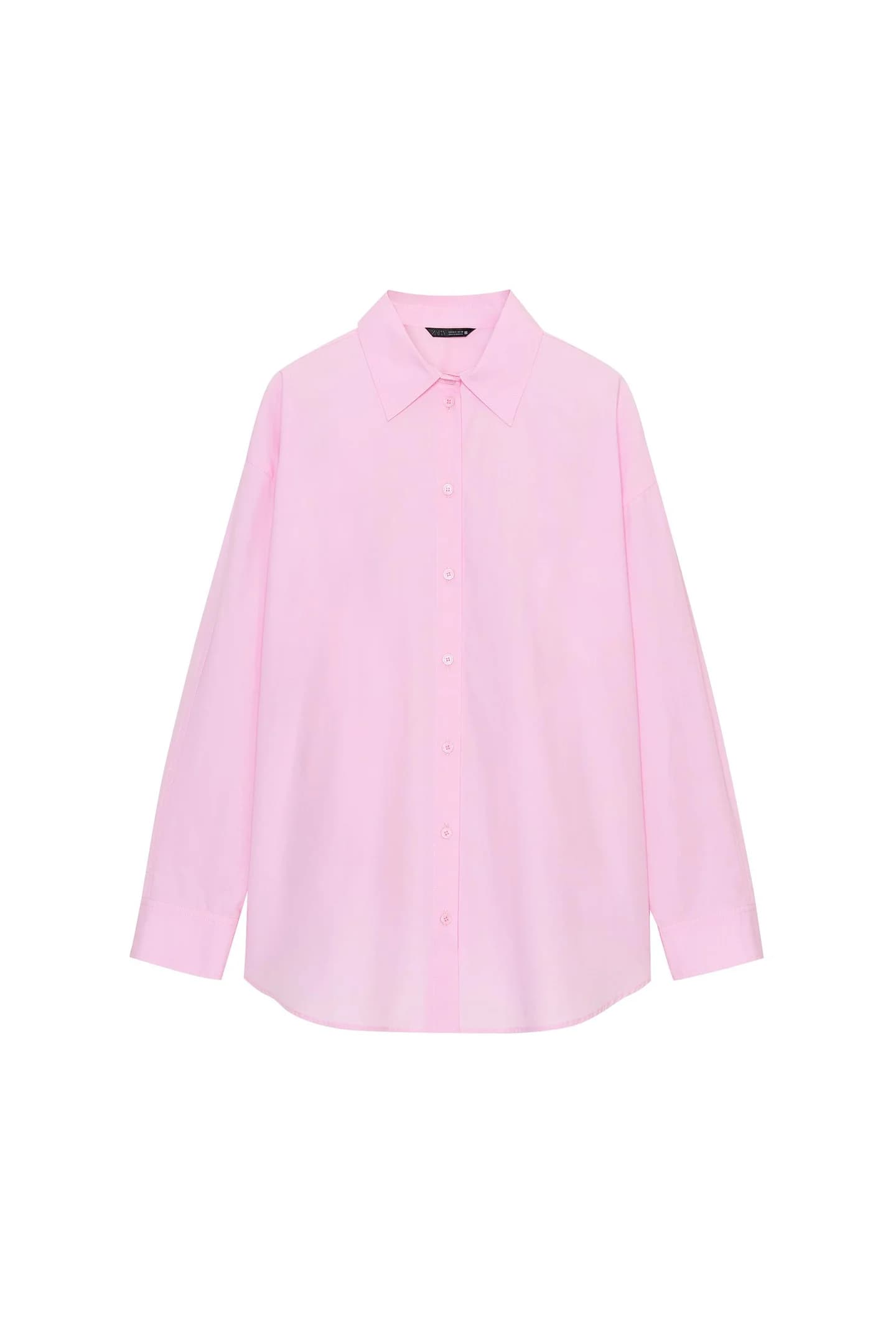 РУБАШКА ОВЕРСАЙЗ ИЗ ПОПЛИН - фото 3