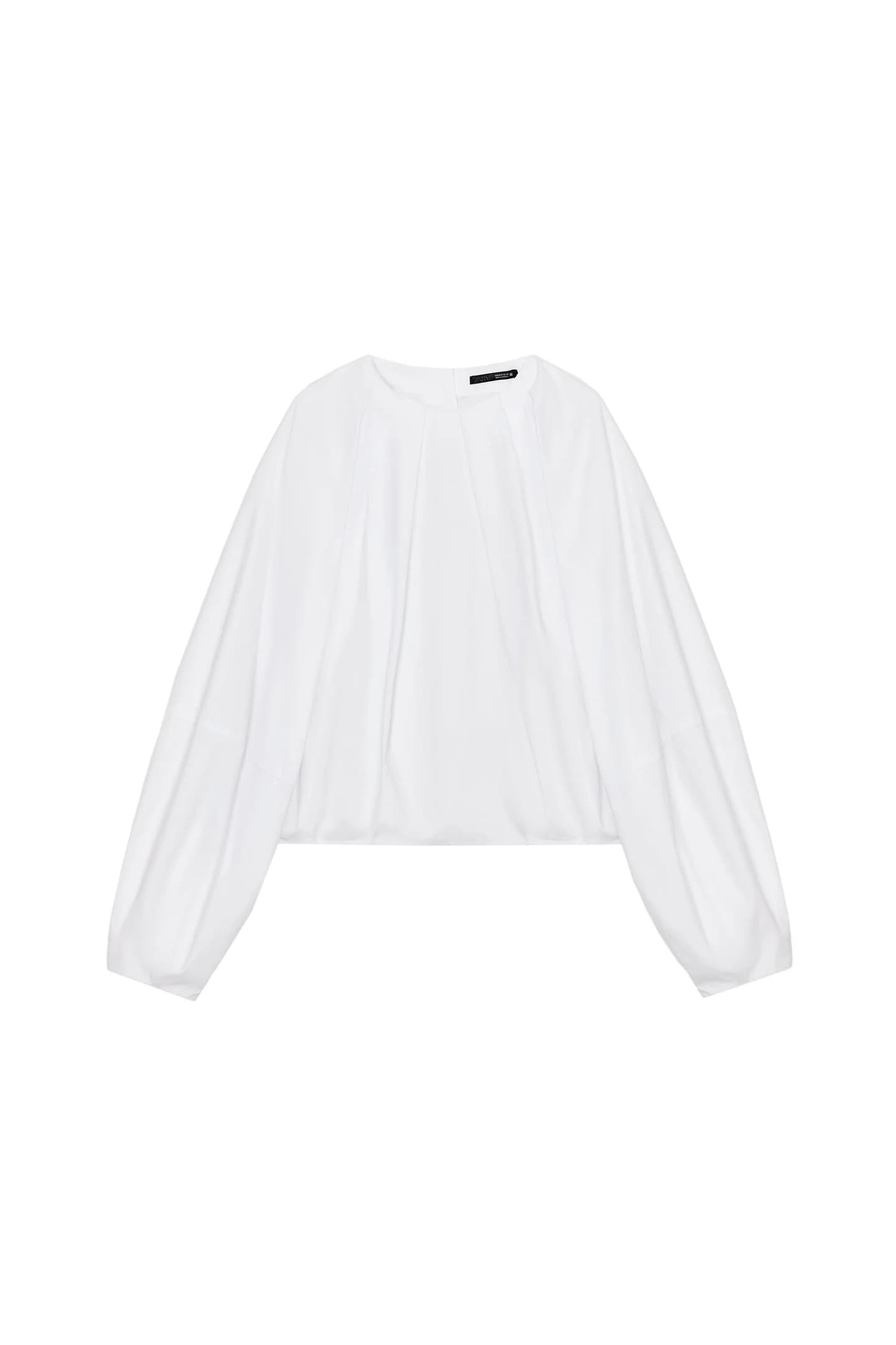 РУБАШКА С ВОЗДУШНЫМ КРАЙОМ ПОПЕЛИН - фото 3