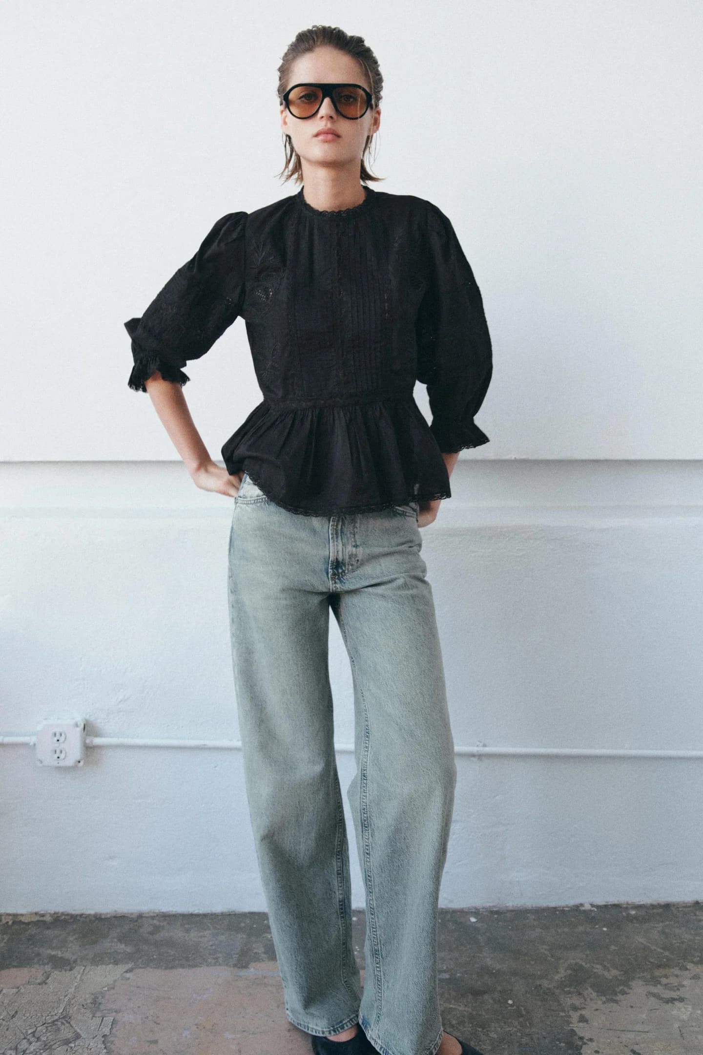 РУБАШКА С ВЫШИВКОЙ ИЗ КОЛЛЕКЦИИ ZW - фото 2