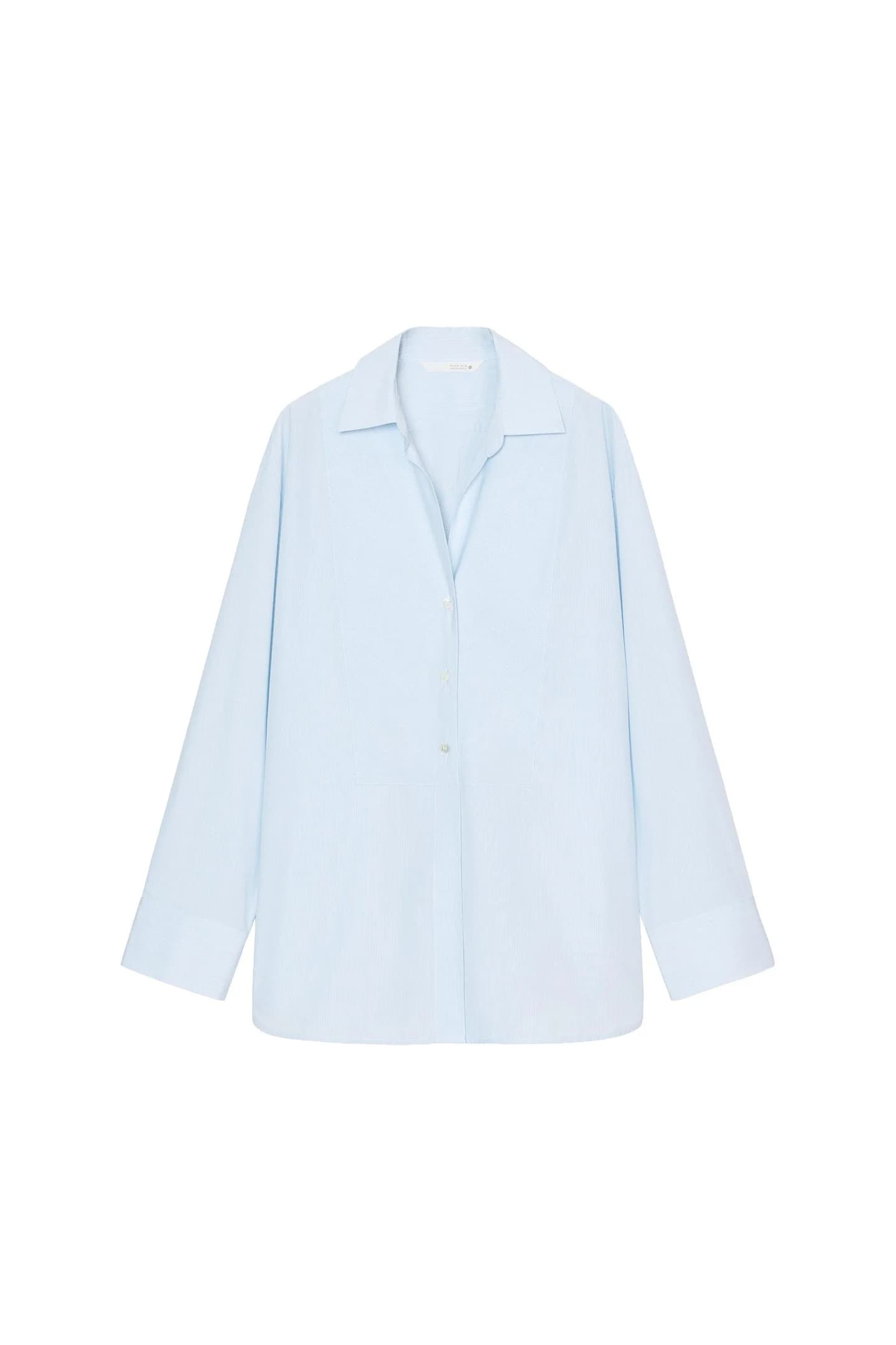 РУБАШКА ПОПЕЛИН ИЗ КОЛЛЕКЦИИ ZW - фото 3