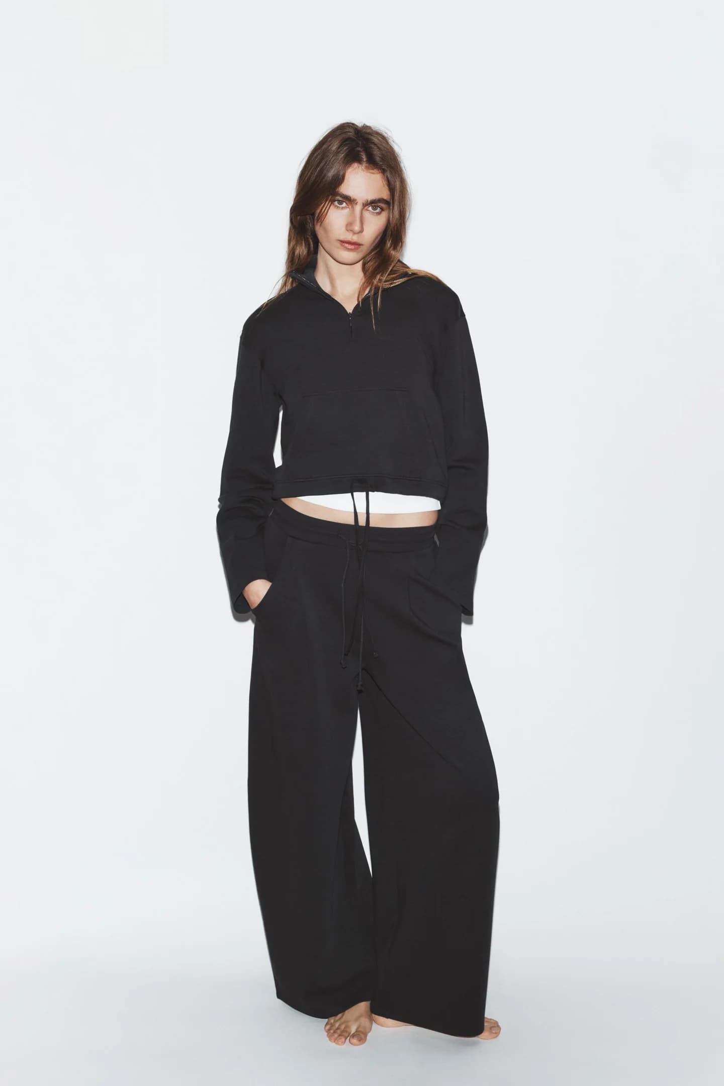 ТРИКОТАЖНЫЕ БРЮКИ ИНТЕРЛОК - фото 3