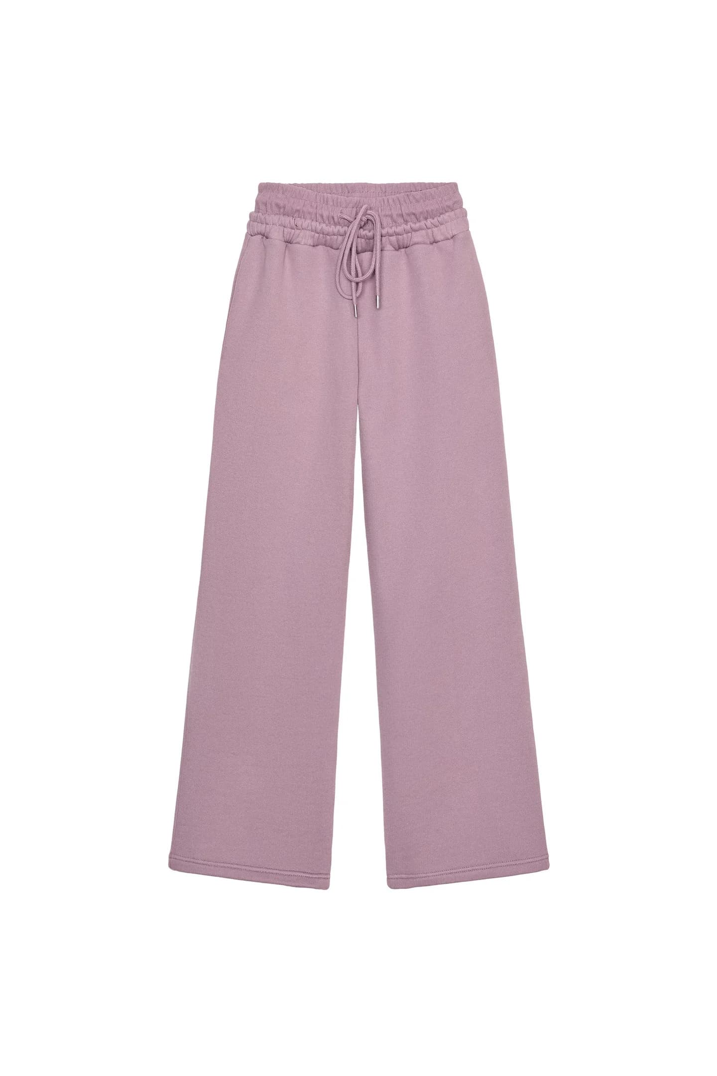 ПРЯМЫЕ БРЮКИ ИЗ СВИТШОТА - фото 5