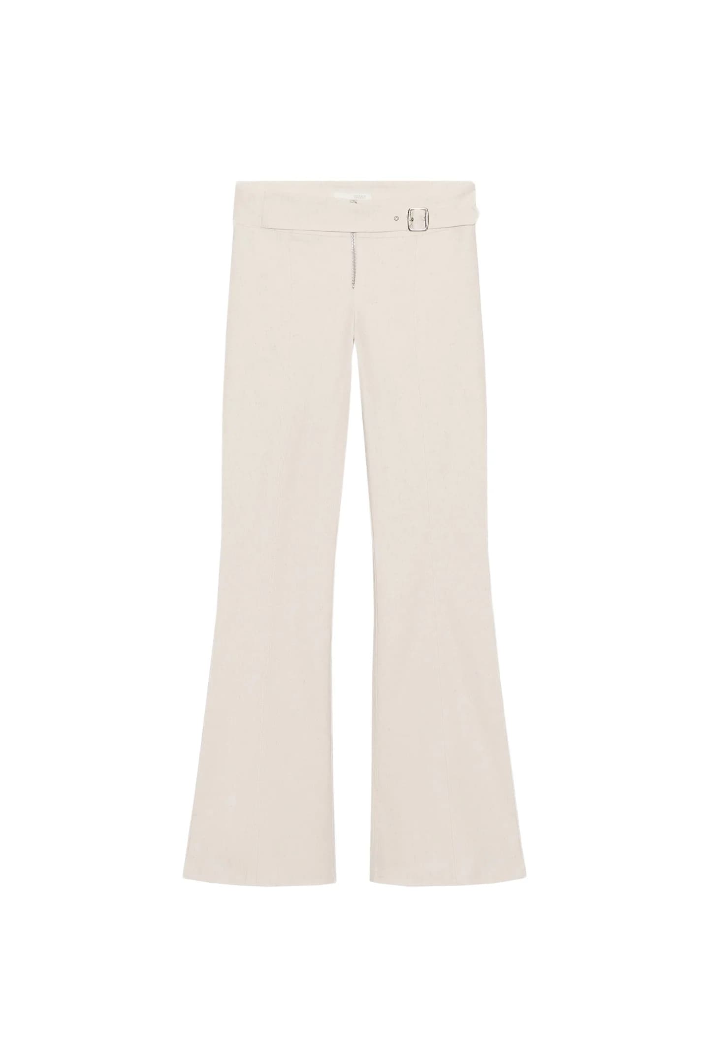 ЭЛАСТИЧНЫЕ БРЮКИ С ПЕТЛЕЙ - фото 3