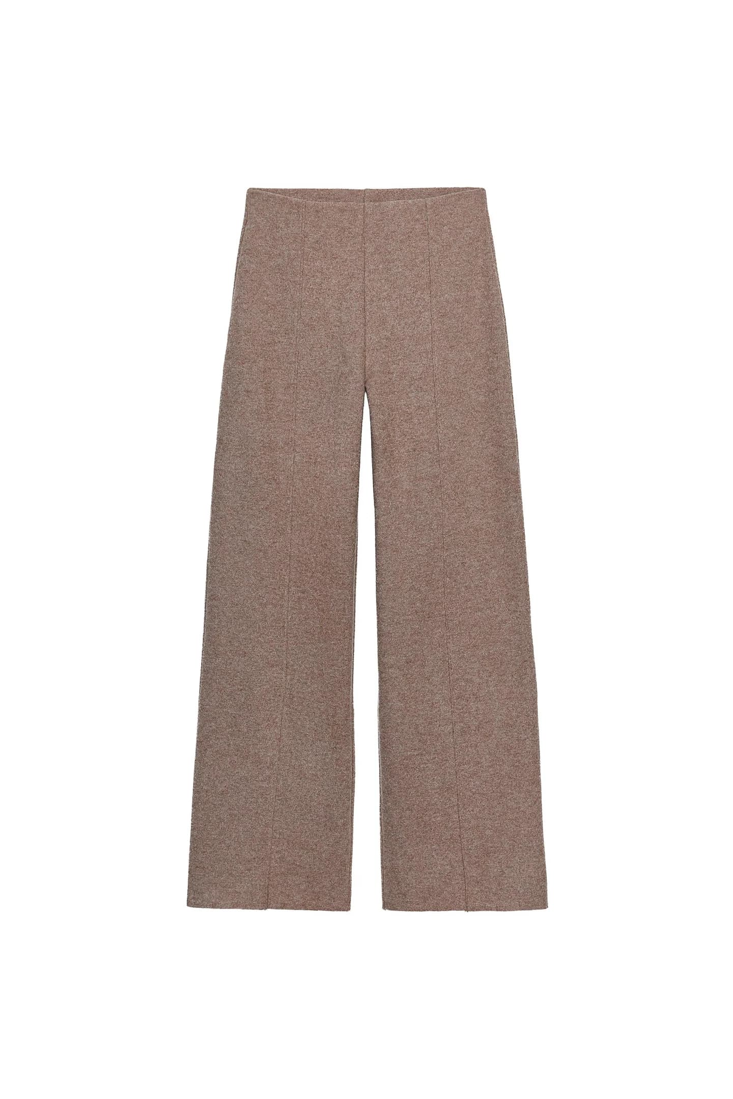 БРЮКИ ПАЛАЦЦО ИЗ МЯГКОЙ ТКАНИ - фото 3