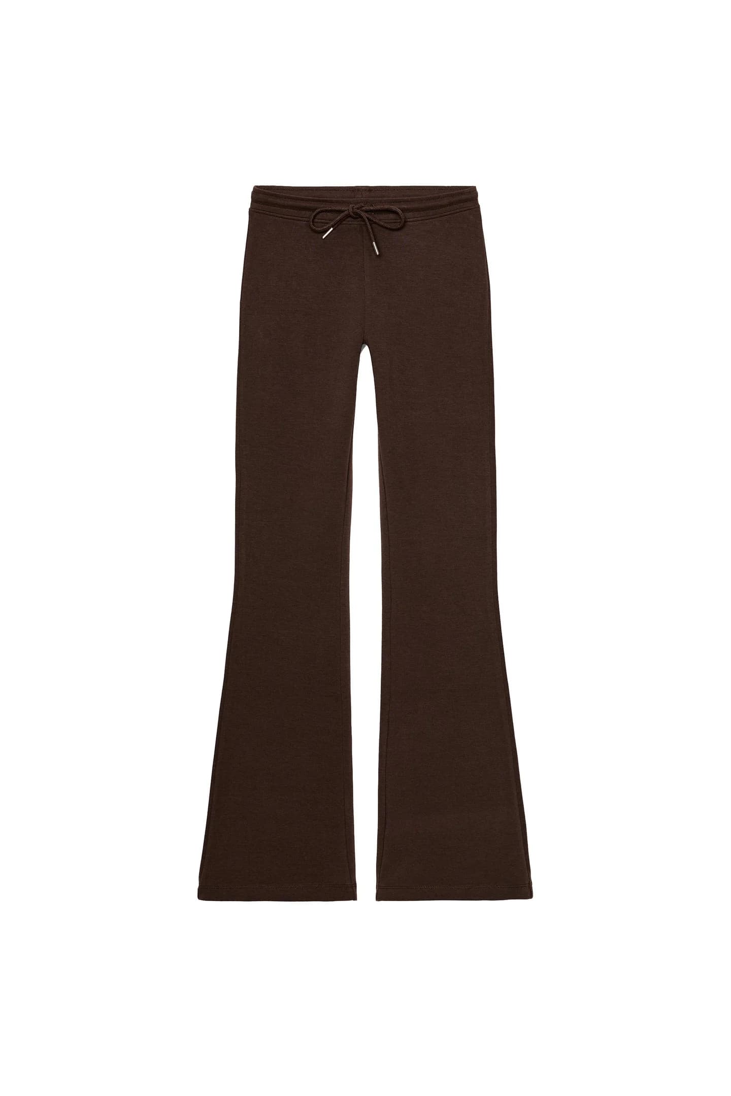 БРЮКИ ИНТЕРЛОК С РАСШИРЕННЫМИ НОГИНАМИ - фото 3