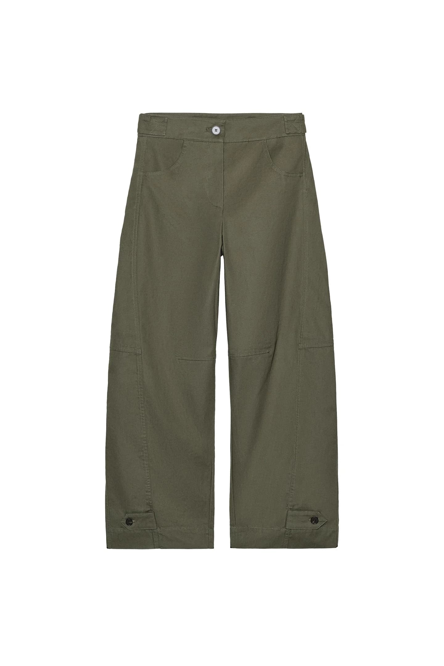 БРЮКИ-БОЧКИ С РЕМНЯМИ - фото 3