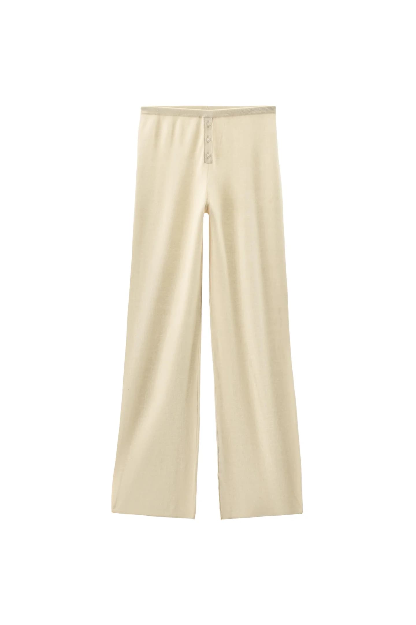 ТРИКОТАЖНЫЕ БРЮКИ НА ПУГОВИЦАХ - фото 5