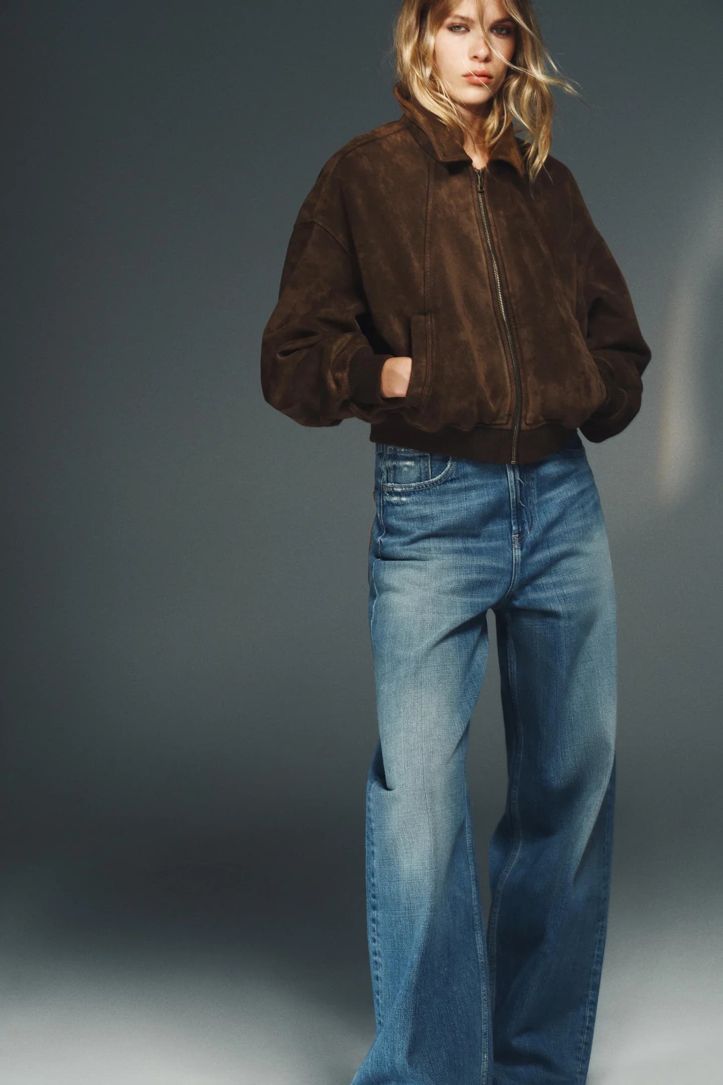 КУРТКА ИЗ ИСКУССТВЕННОЙ ЗАМШИ - фото 2