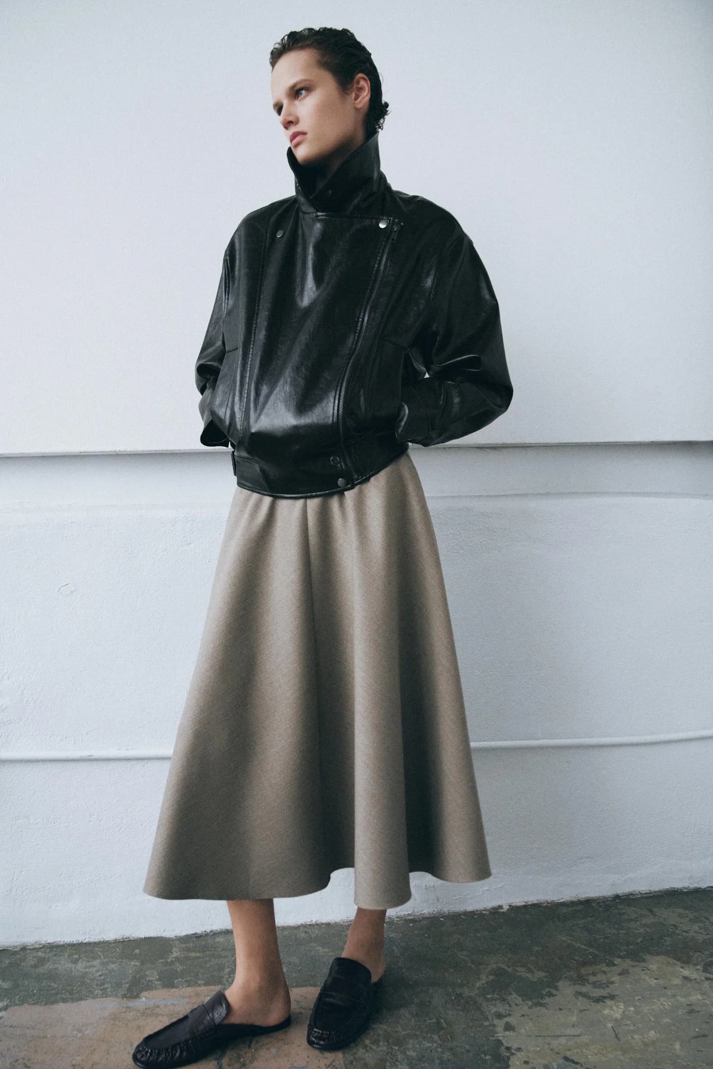 КУРТКА ИЗ ИСКУССТВЕННОЙ КОЖИ ИЗ КОЛЛЕКЦИИ ZW - фото 2