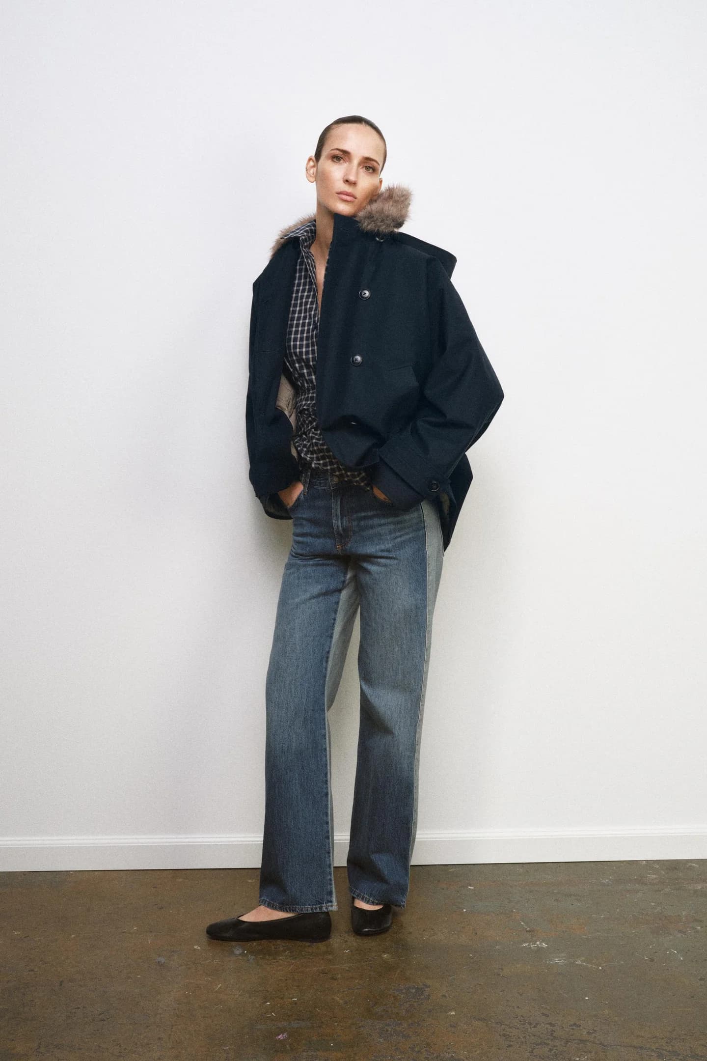 Тренч из коллекции ZW с воротником из искусственного меха - фото 2