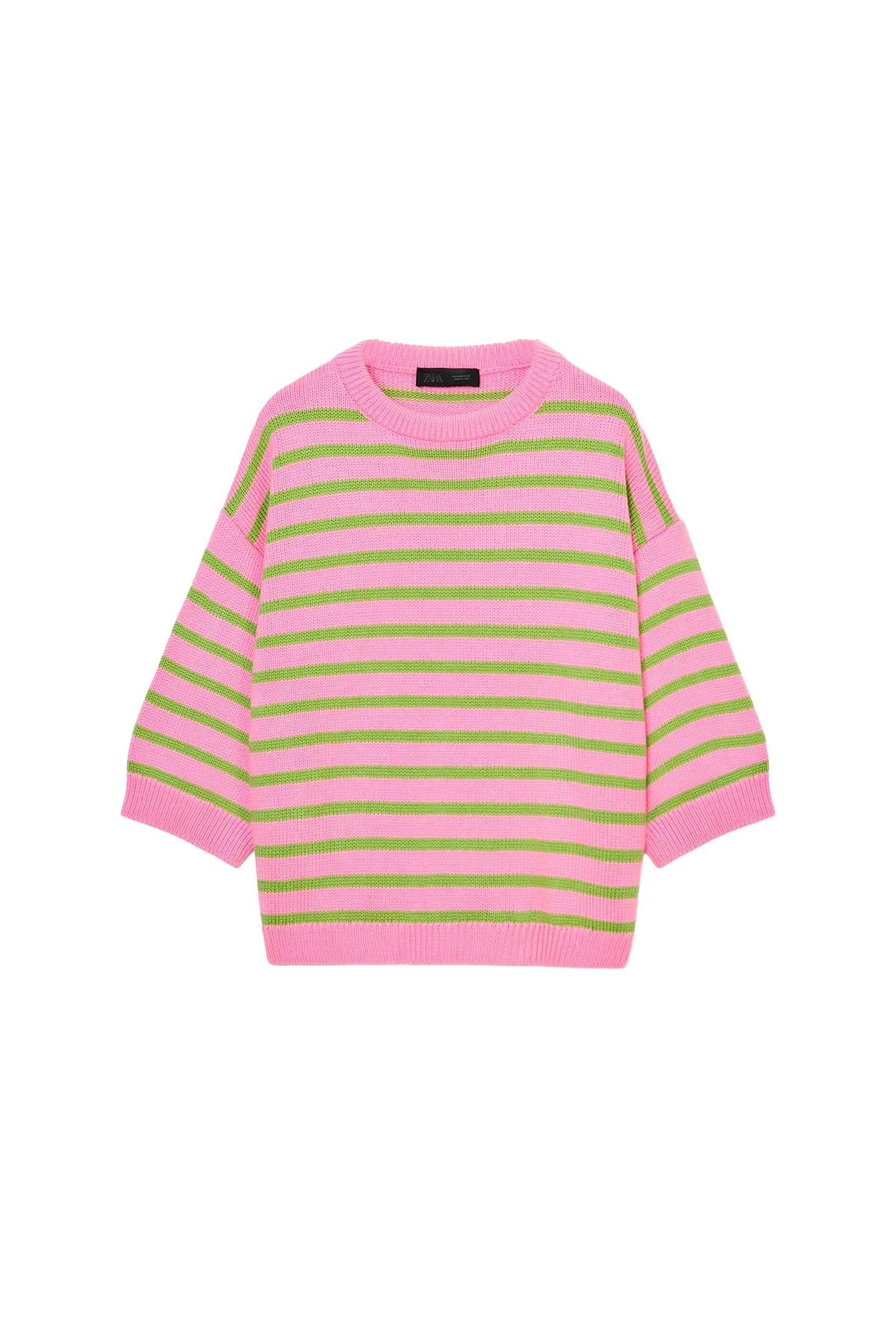 ТРИКОТАЖНЫЙ СВИТЕР В ПОЛОСКУ